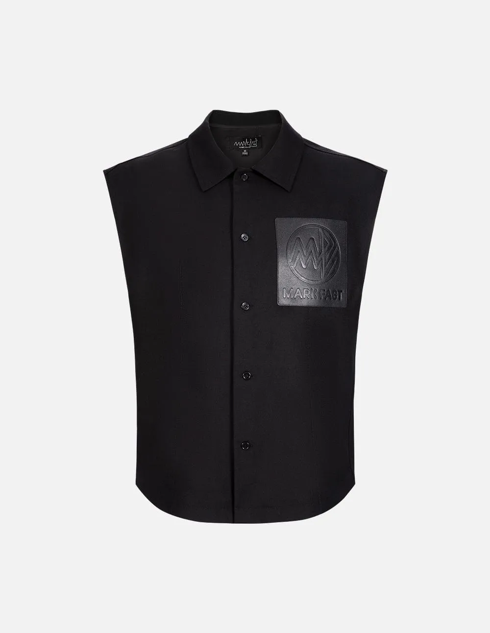 Men's Black Wool Blend Vest