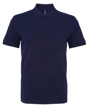 Mens organic polo | Navy