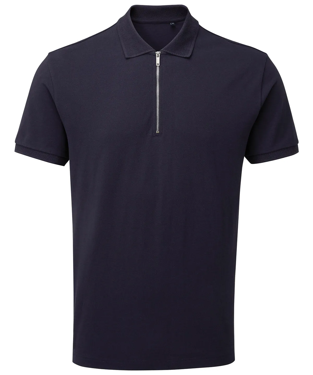 Mens zip polo | Navy