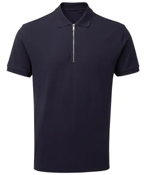 Mens zip polo | Navy