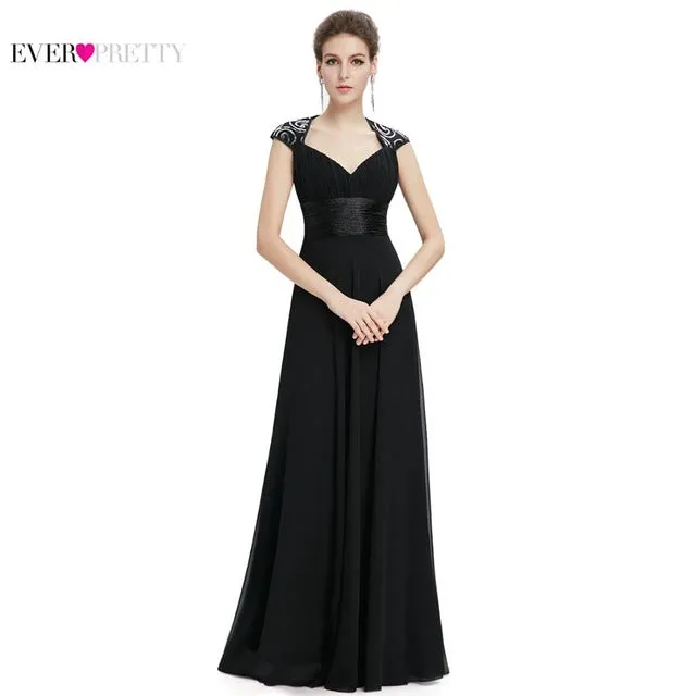 Mother of the Bride Dresses Ever Pretty Evening Sequins Chiffon Mother of the Groom Dresses A-line Modest Party Dresses