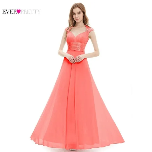 Mother of the Bride Dresses Ever Pretty Evening Sequins Chiffon Mother of the Groom Dresses A-line Modest Party Dresses