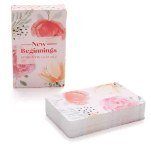 New Beginnings Affirmation Card Deck