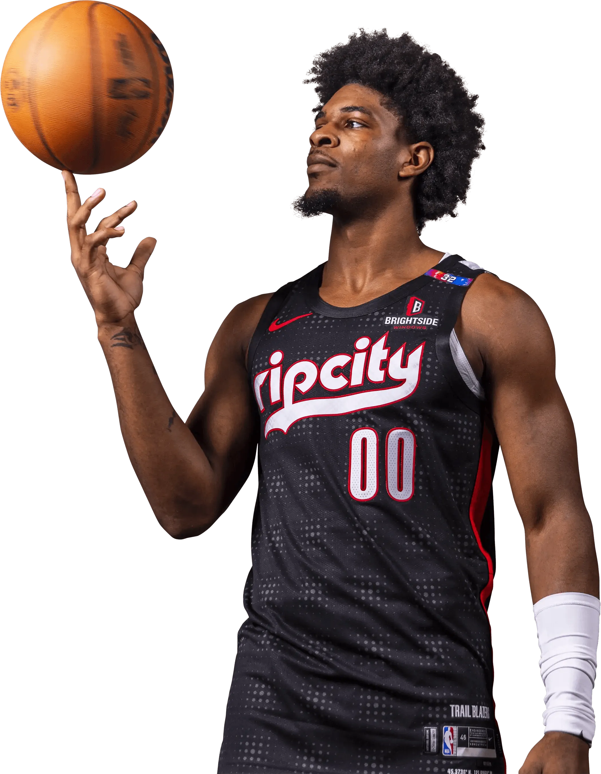 Nike Scoot Henderson NBA Authentic Peak Plaid 24-25 City Edition Jersey