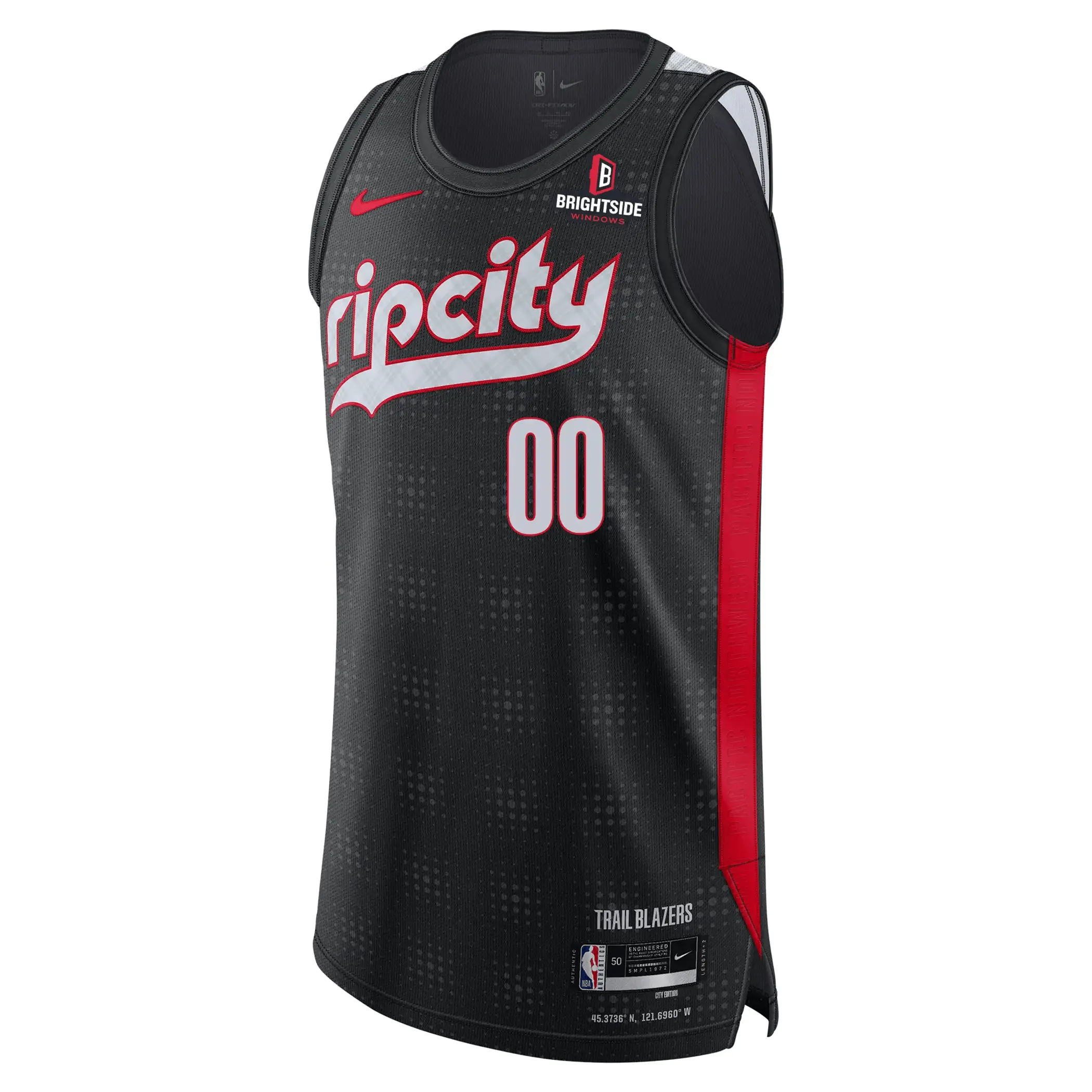 Nike Scoot Henderson NBA Authentic Peak Plaid 24-25 City Edition Jersey