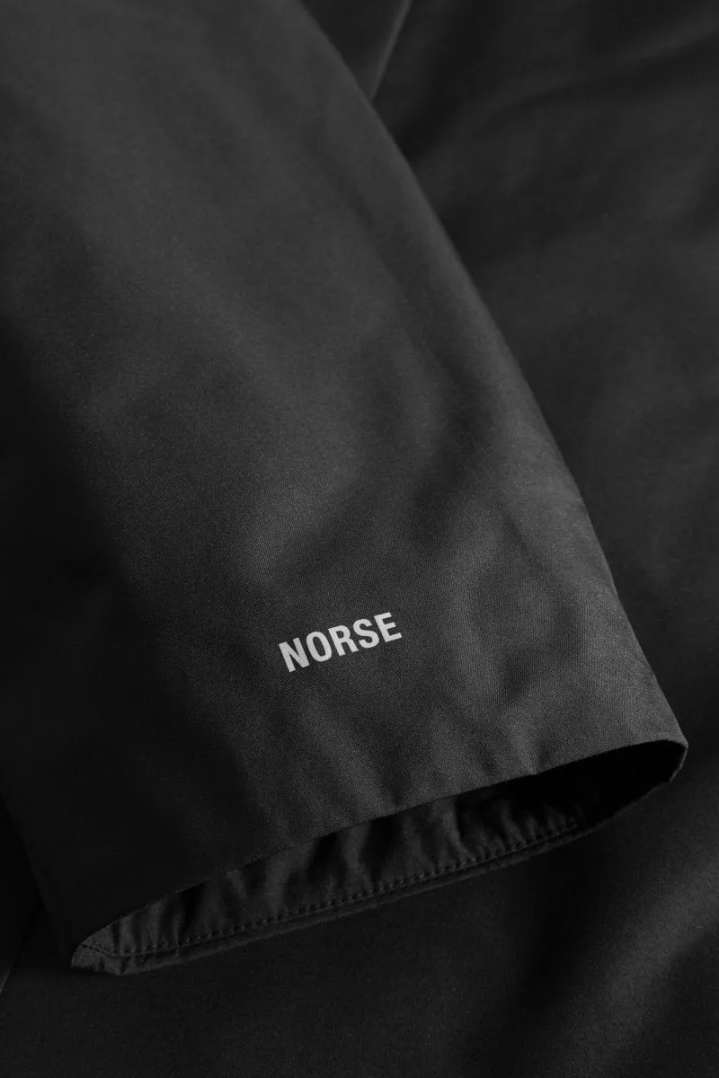 Norse Projects Vargo Gore-Tex Windstopper Raglan Mac Black