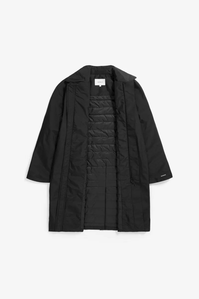 Norse Projects Vargo Gore-Tex Windstopper Raglan Mac Black