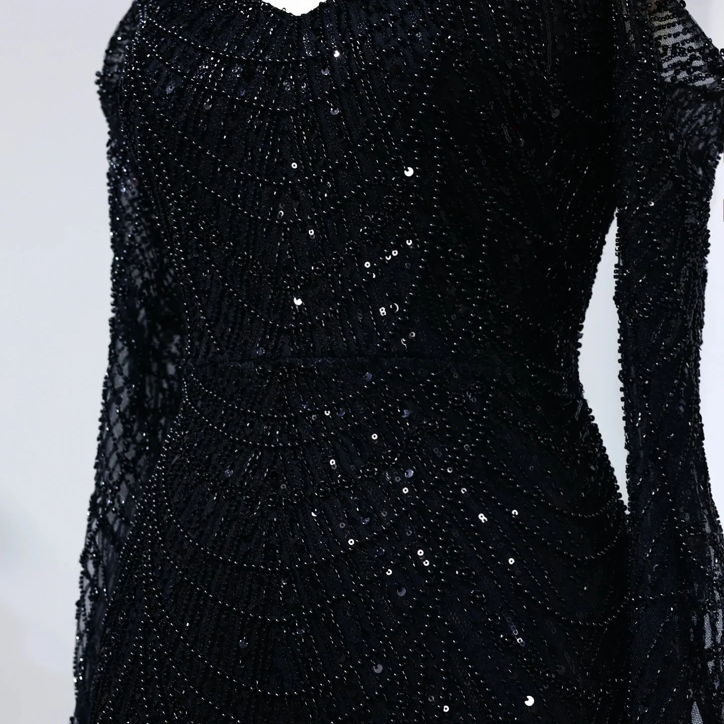 Off the Shoulder Mermaid Long Sleeves Party Gowns