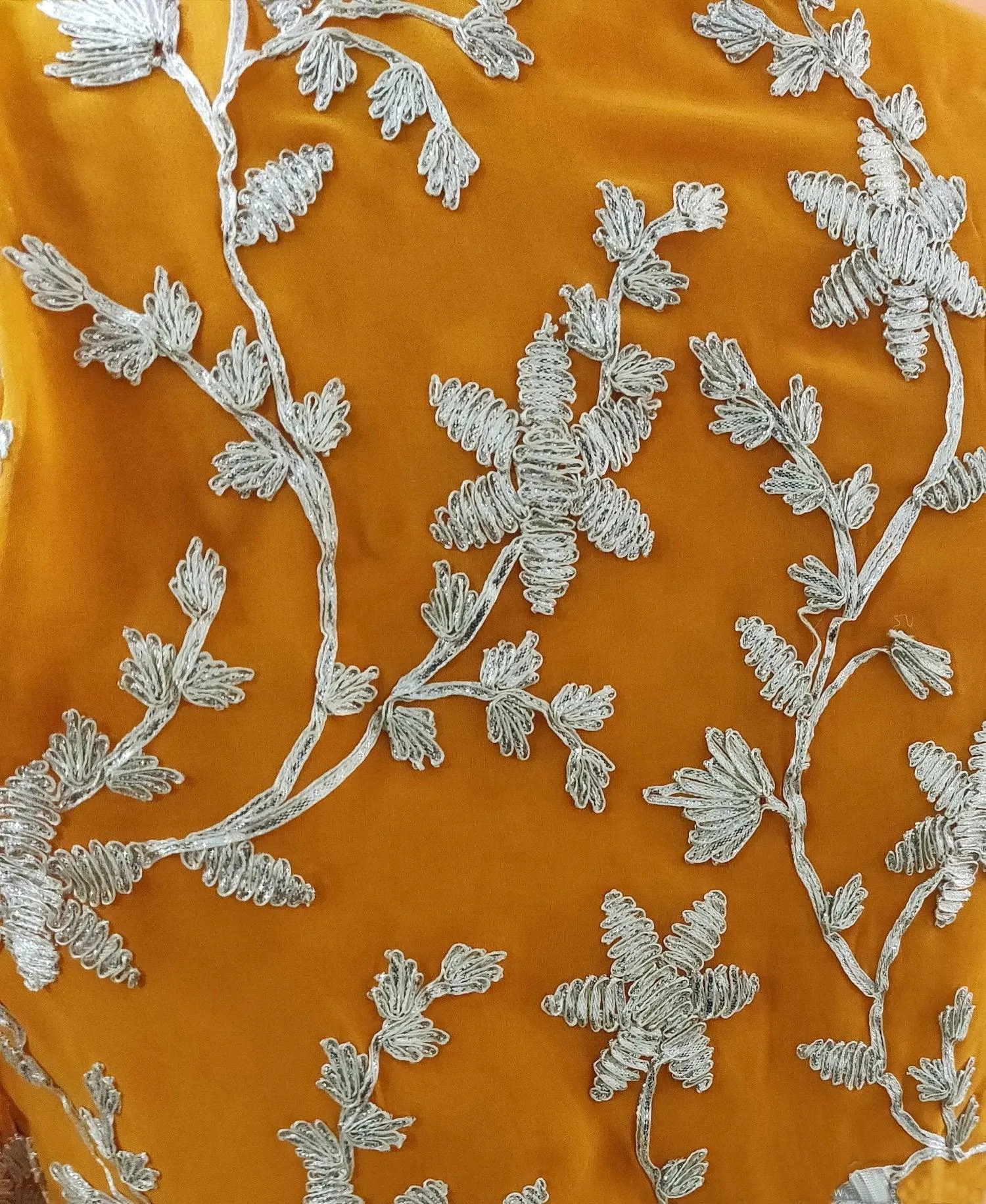 Orange Gotta Embroidered Ethnic Jacket Shrug ACJ05