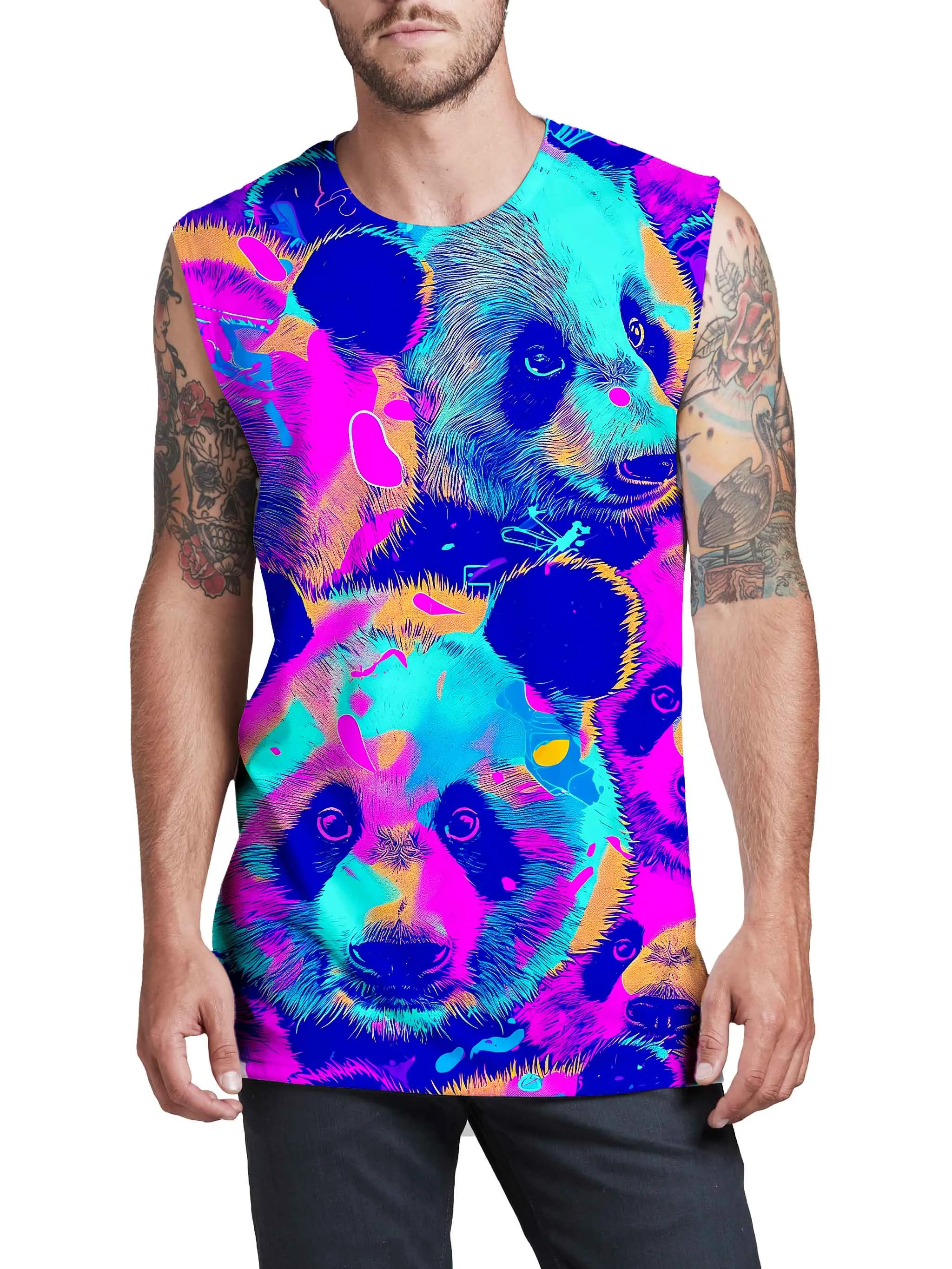 Panda Melt Men's Muscle Tank
