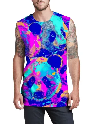 Panda Melt Men's Muscle Tank