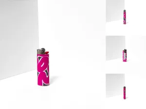 Pink Alien Graffiti Lighter