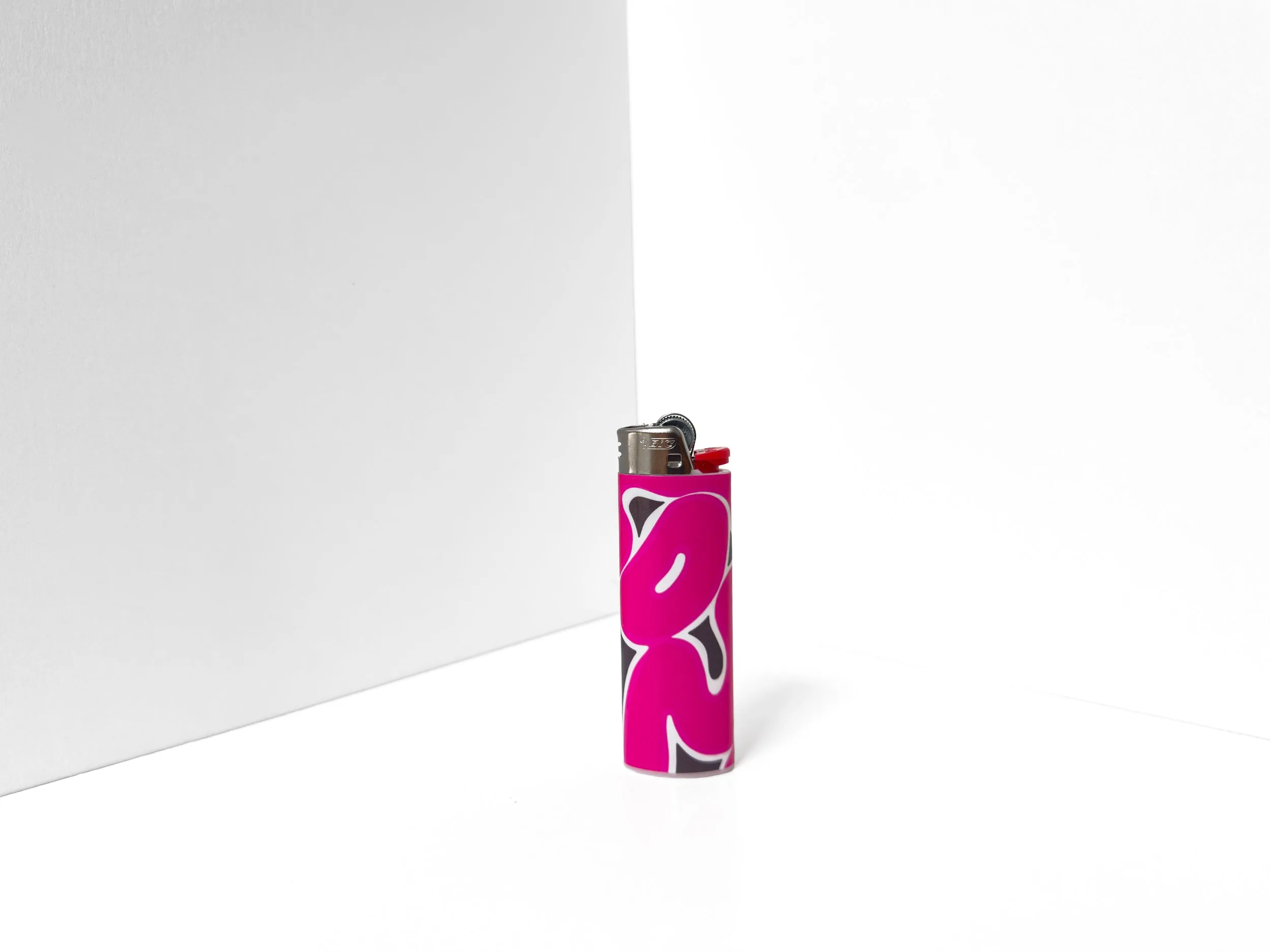 Pink Alien Graffiti Lighter