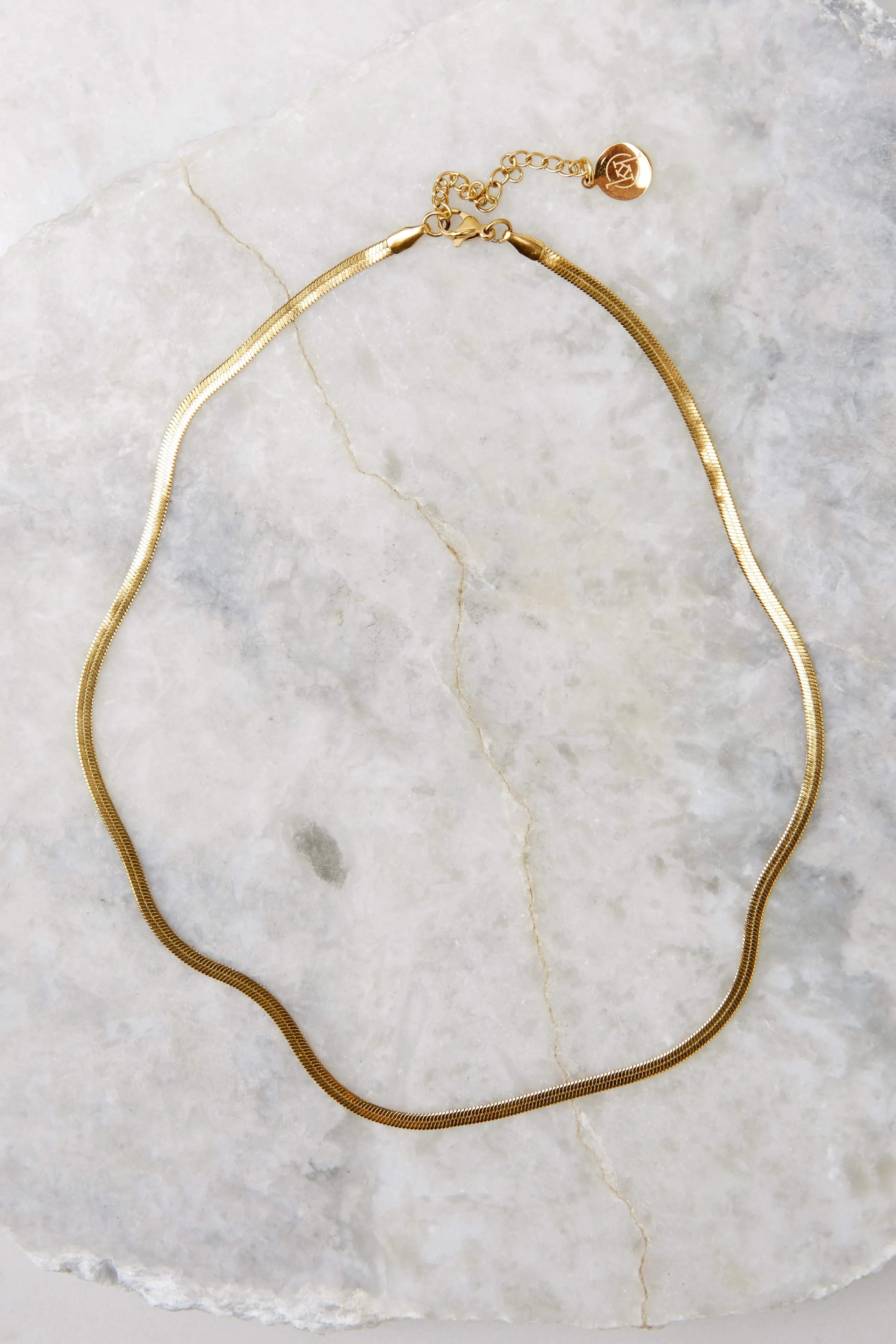 Retro Revival Gold Necklace