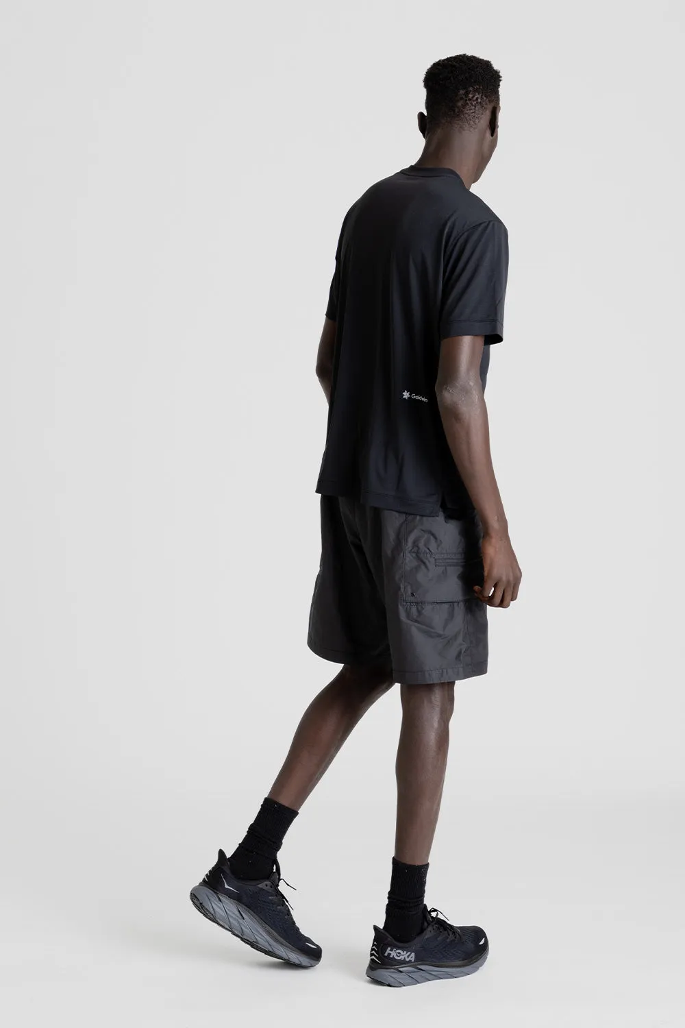 Rip-stop Cargo Shorts - Black
