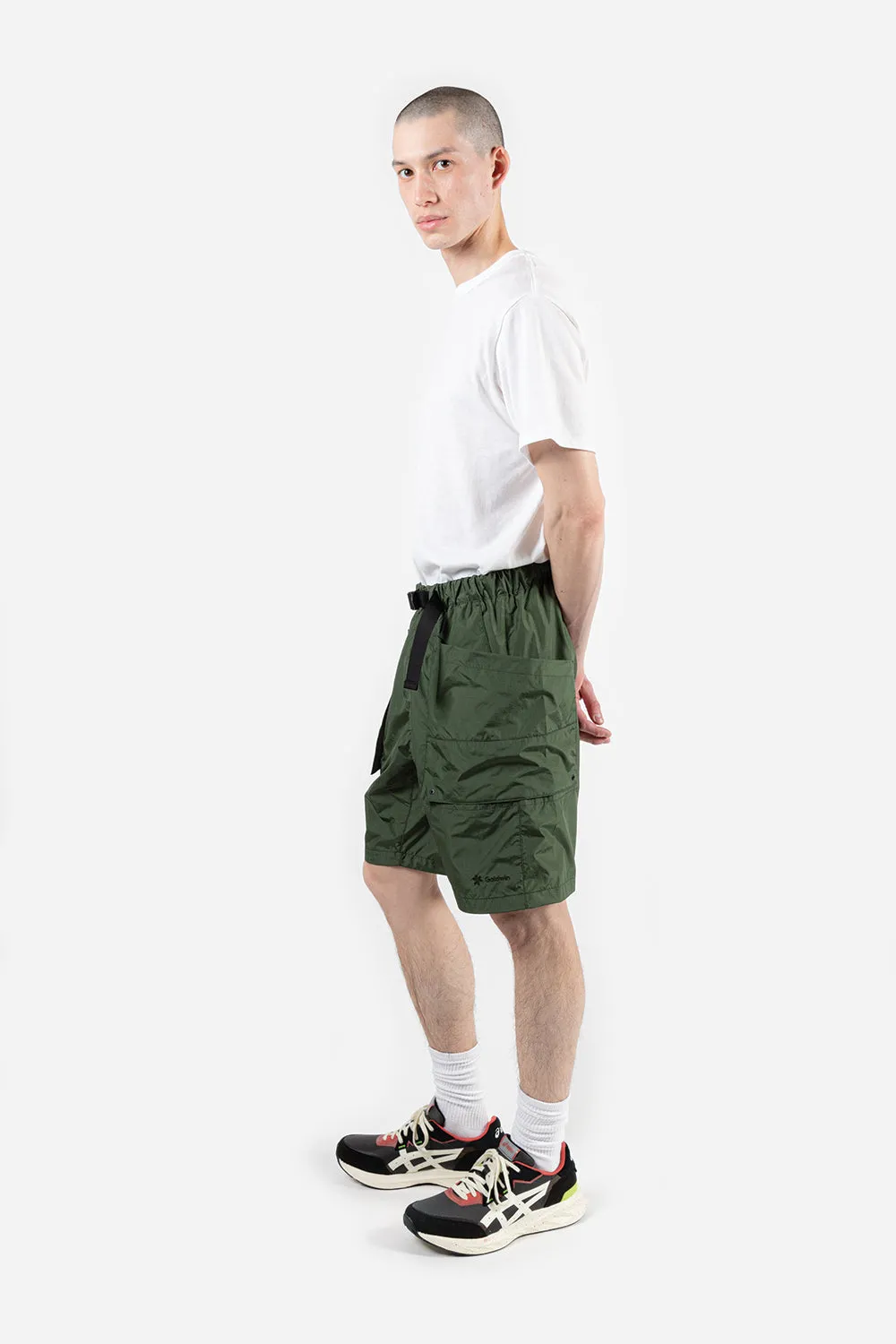 Rip-Stop Mount Cargo Shorts - Khaki Green