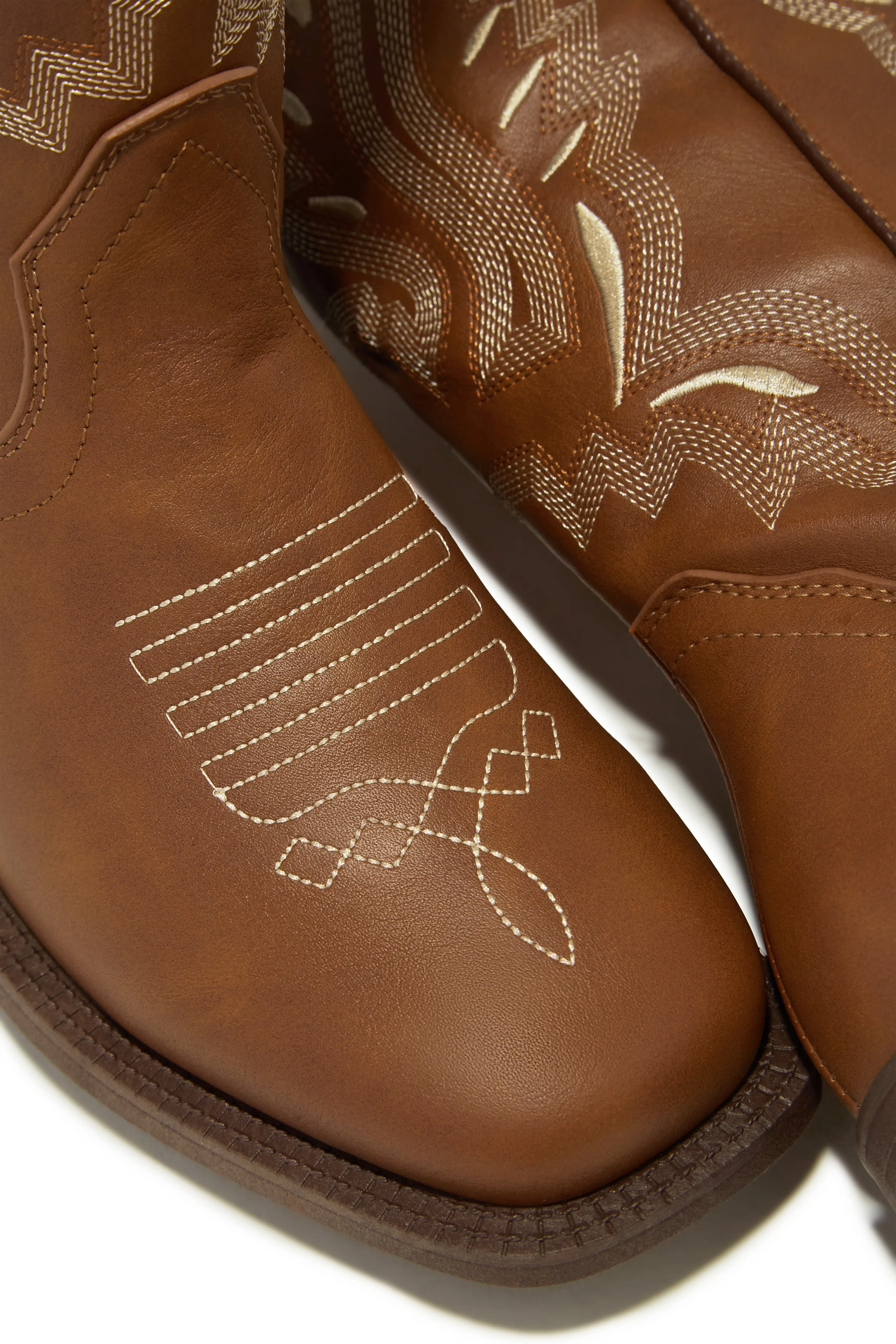 Rodeo Ready Western Boots - Tan