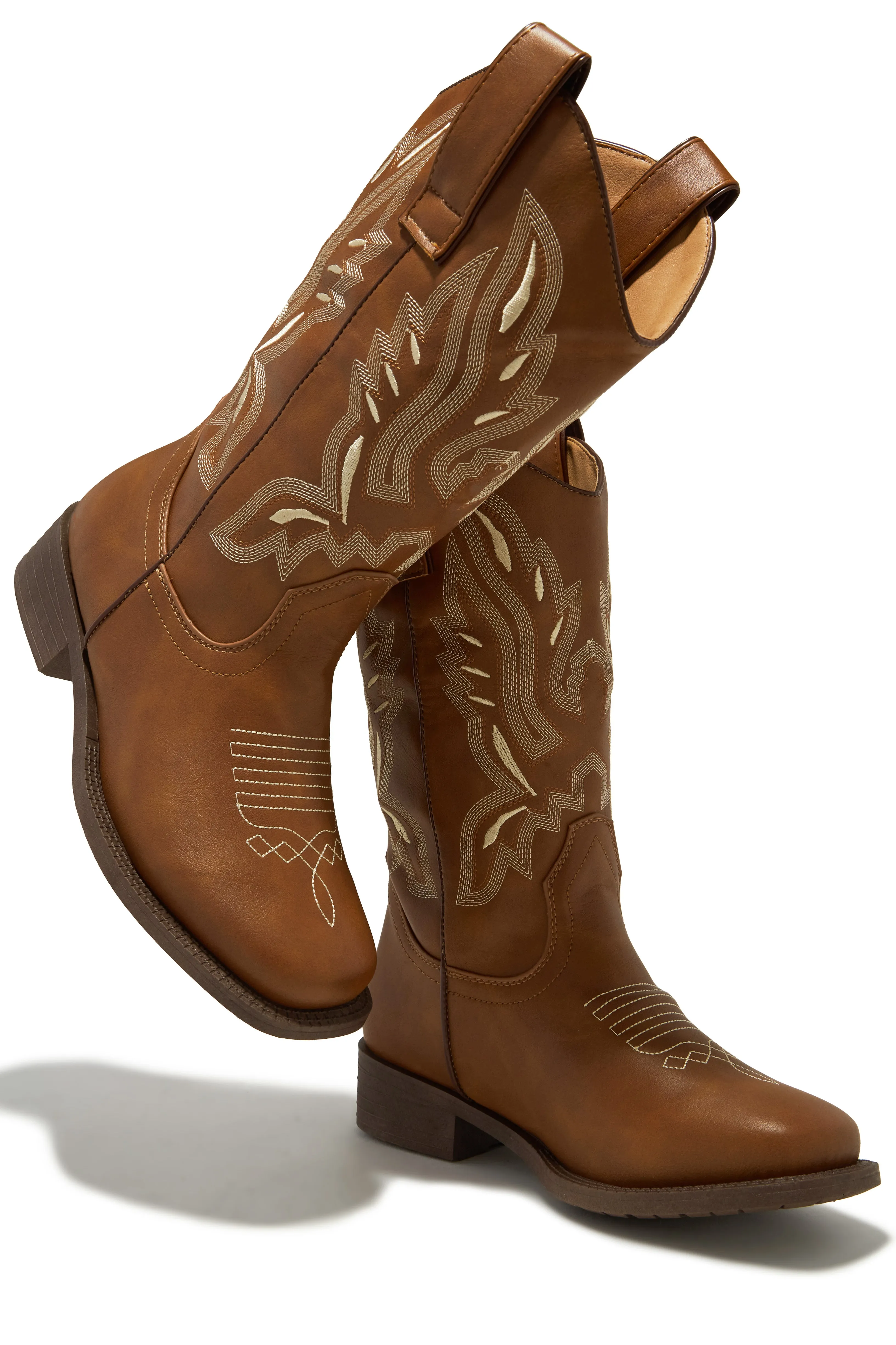 Rodeo Ready Western Boots - Tan