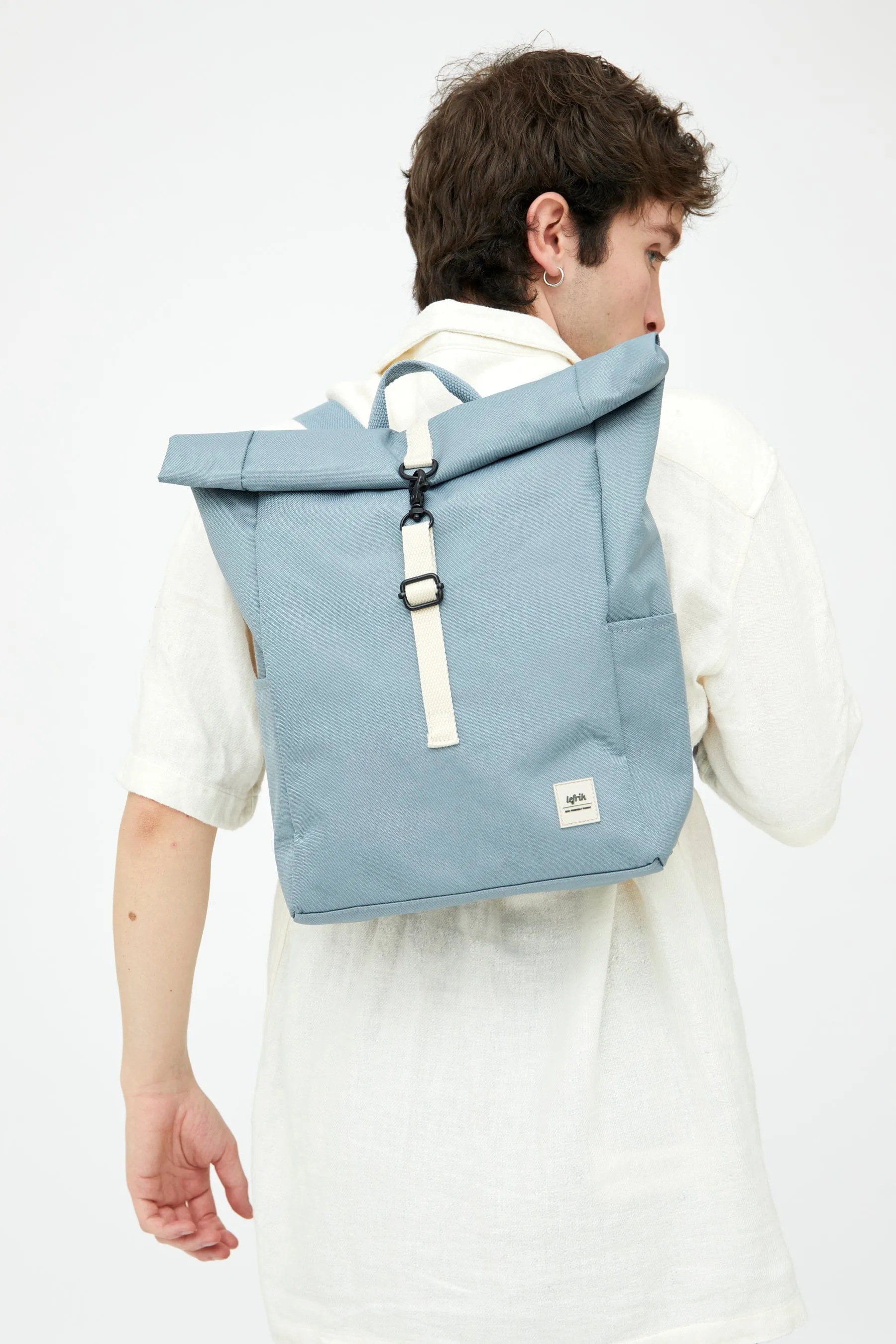 Roll Mini Backpack Stone Blue