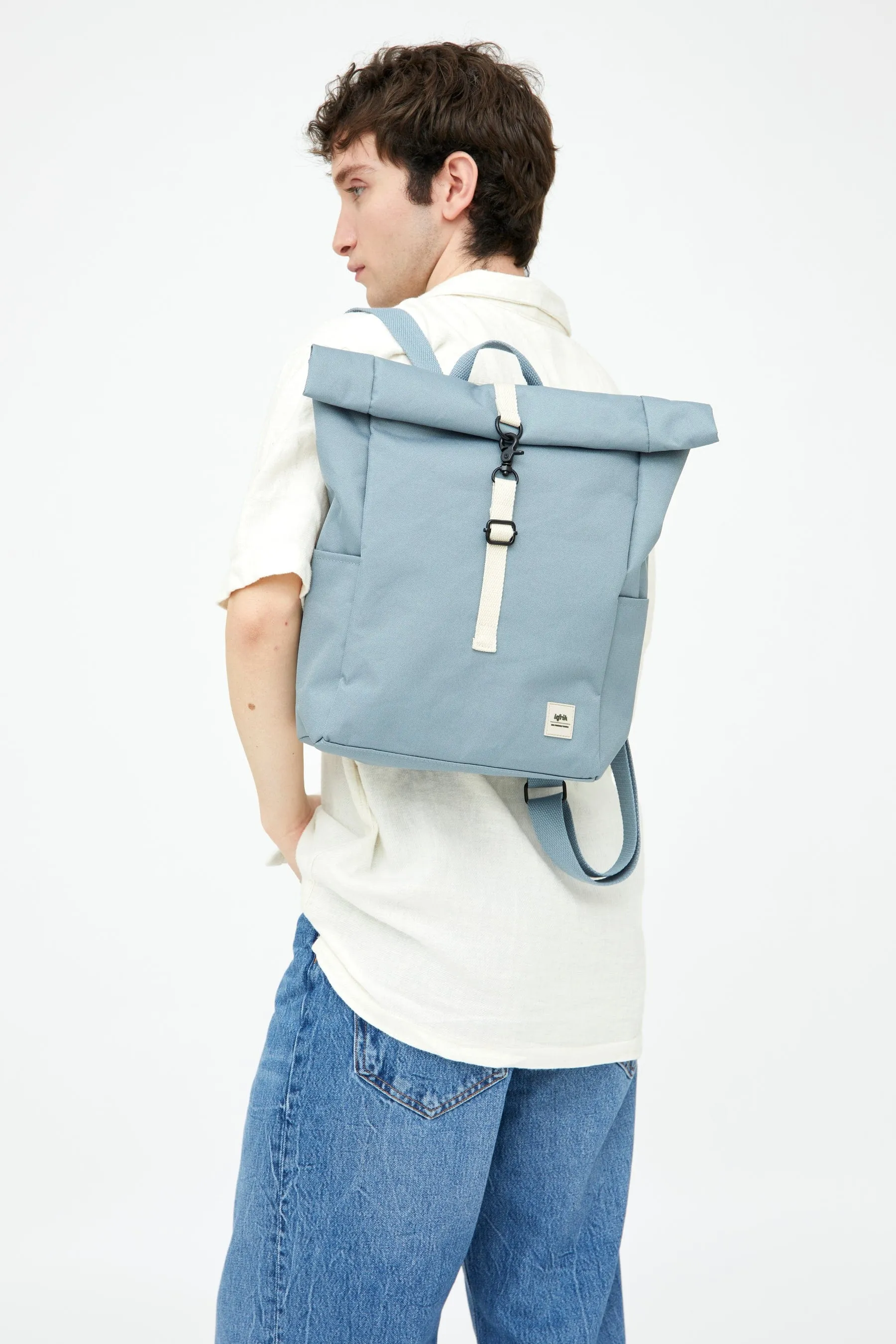 Roll Mini Backpack Stone Blue