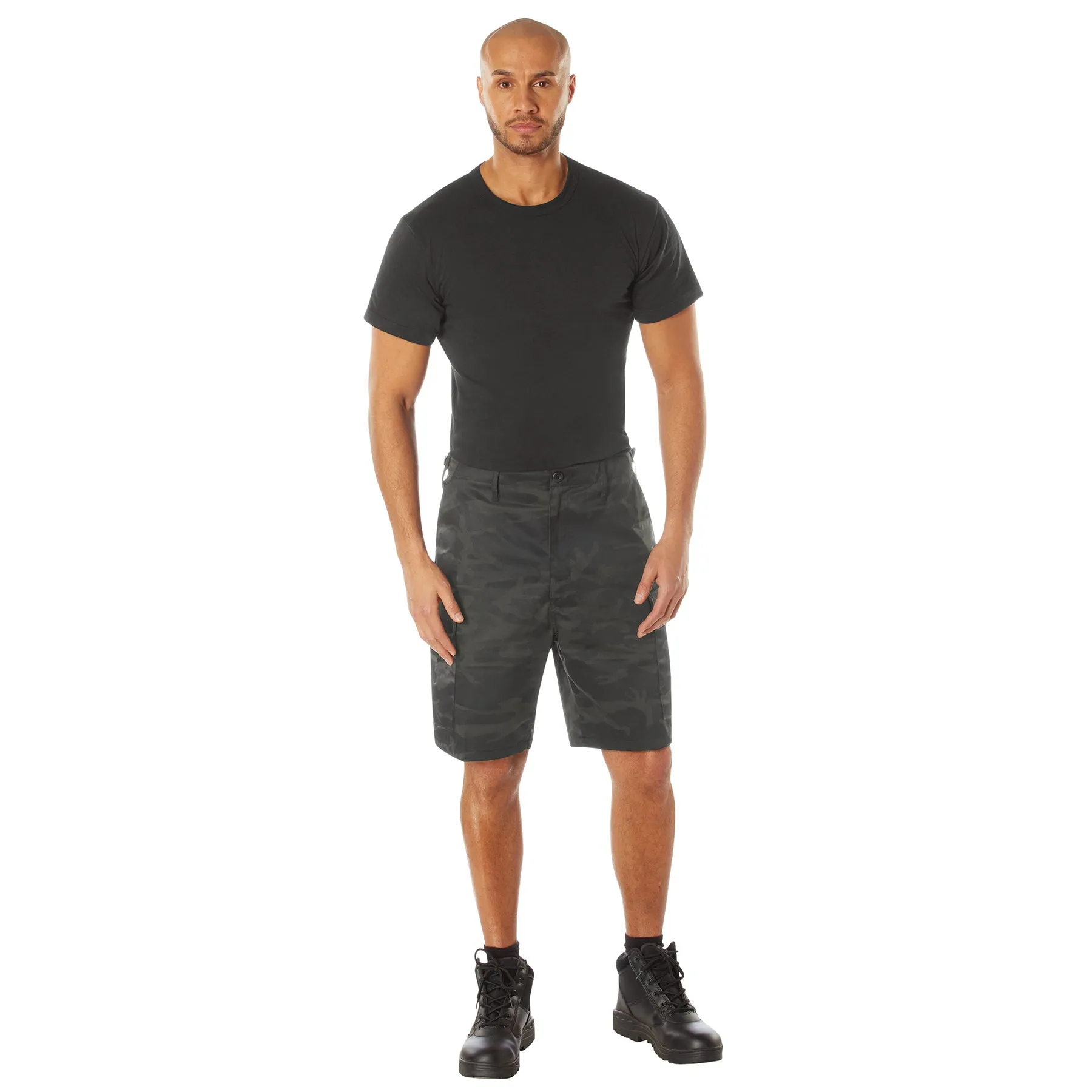 Rothco Midnight Camo BDU Shorts / Midnight Black Camo