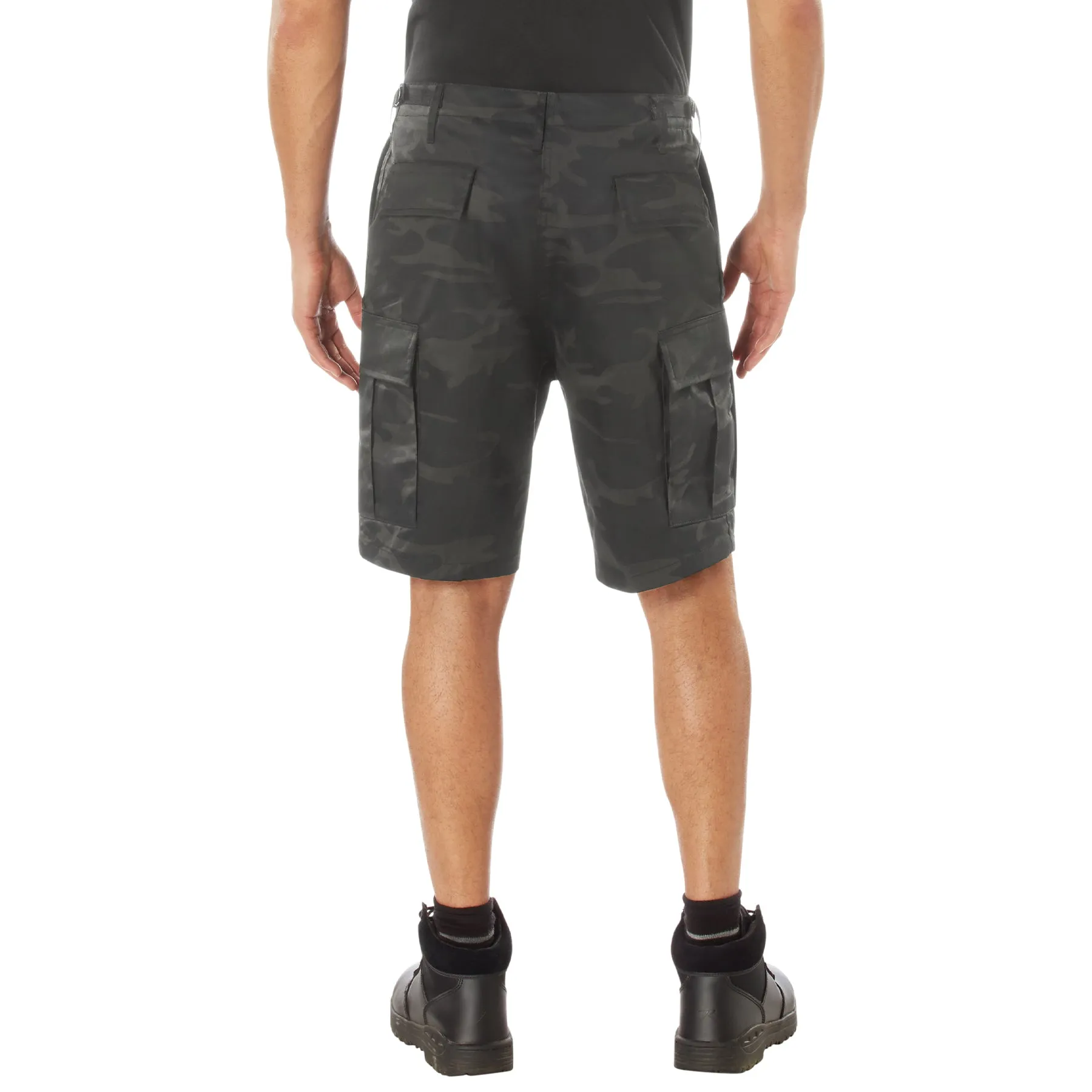Rothco Midnight Camo BDU Shorts / Midnight Black Camo