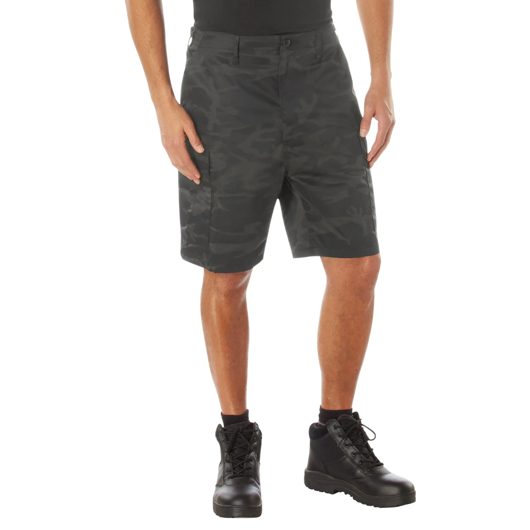 Rothco Midnight Camo BDU Shorts / Midnight Black Camo