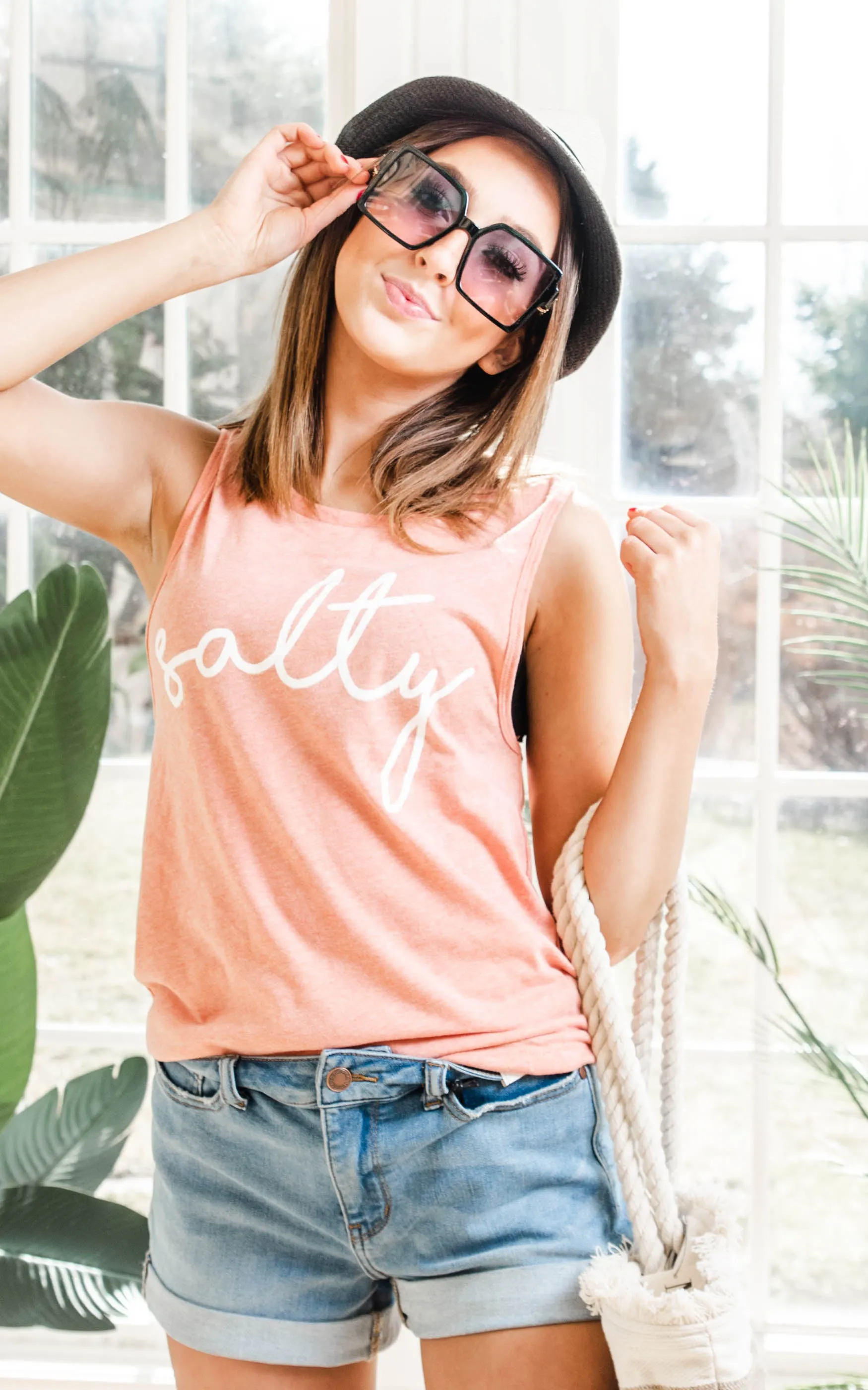 Salty Muscle Tank Top**