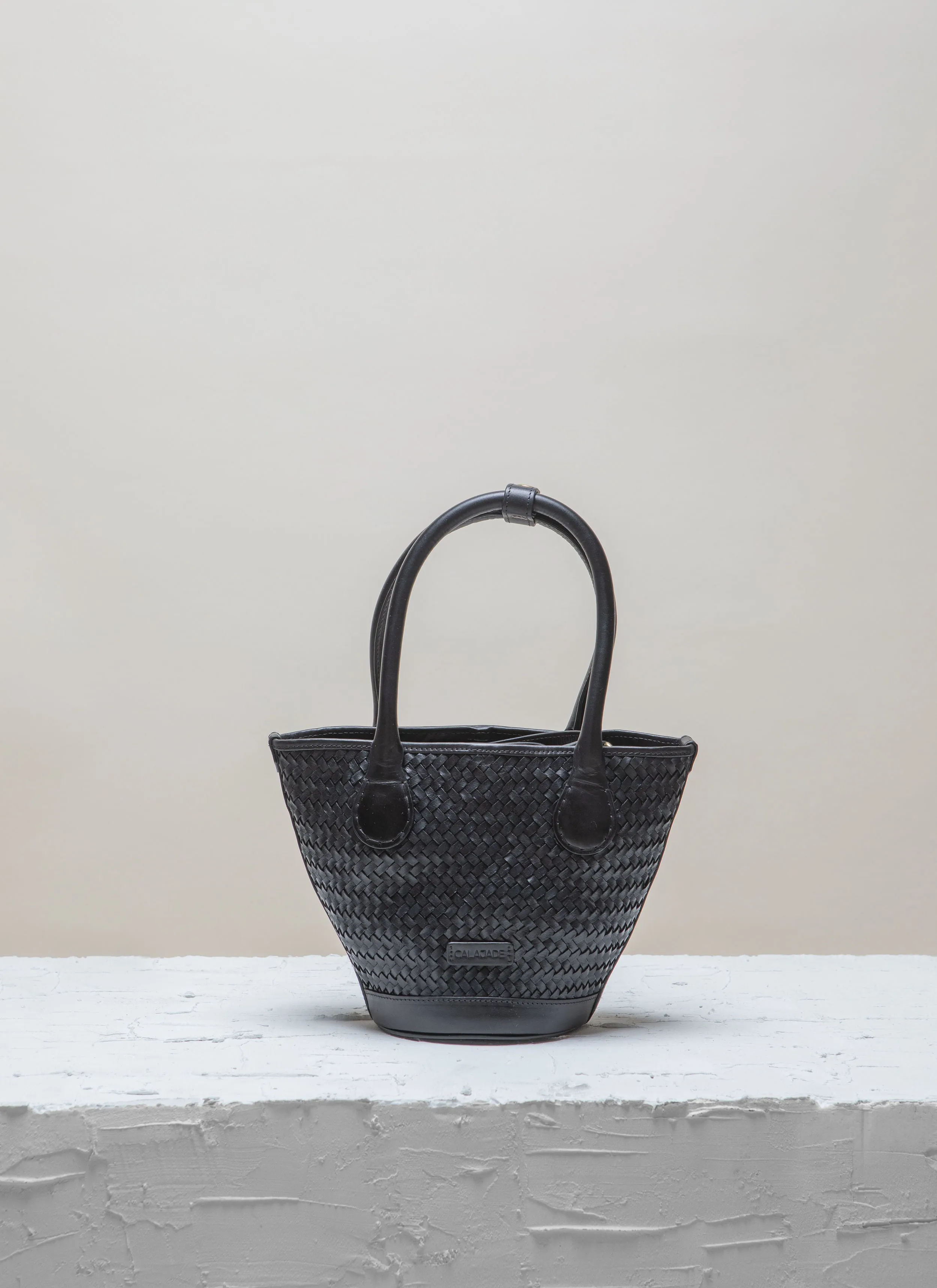 SANDHI Mini Black Twill Shoulder bag