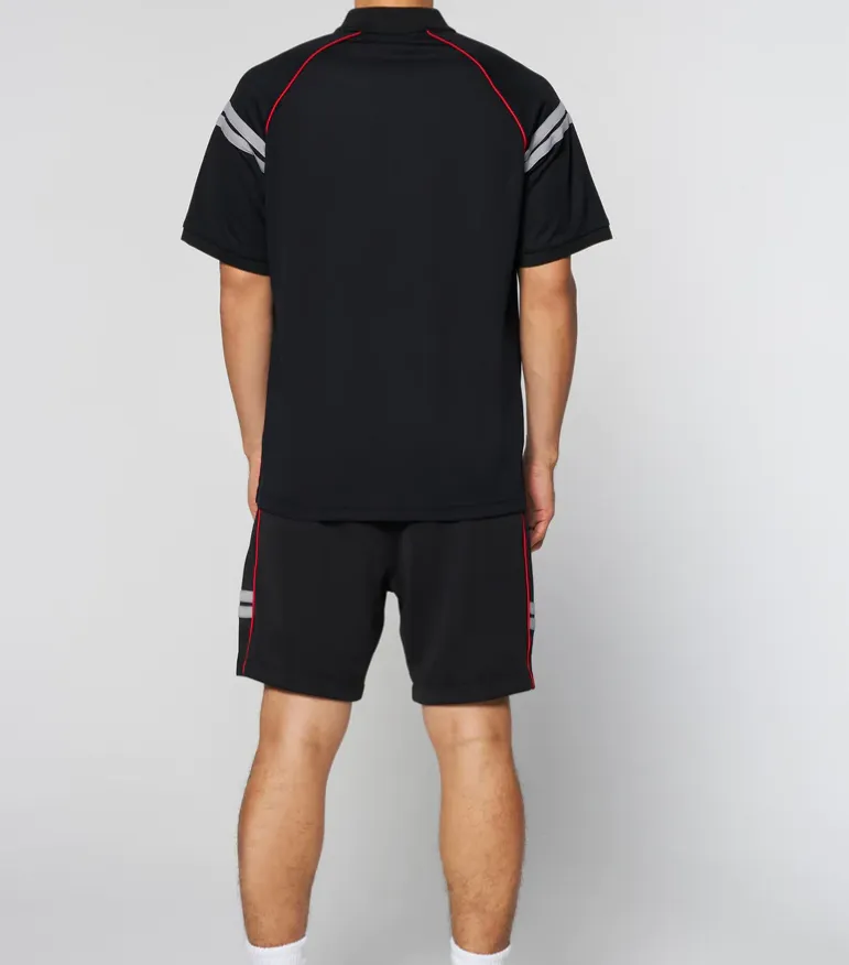 SERGIO TACCHINI ASCOT POLO SHORTS SET - Men’s- BLACK