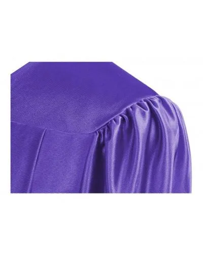 Shiny Purple Bachelors Graduation Gown - College & University