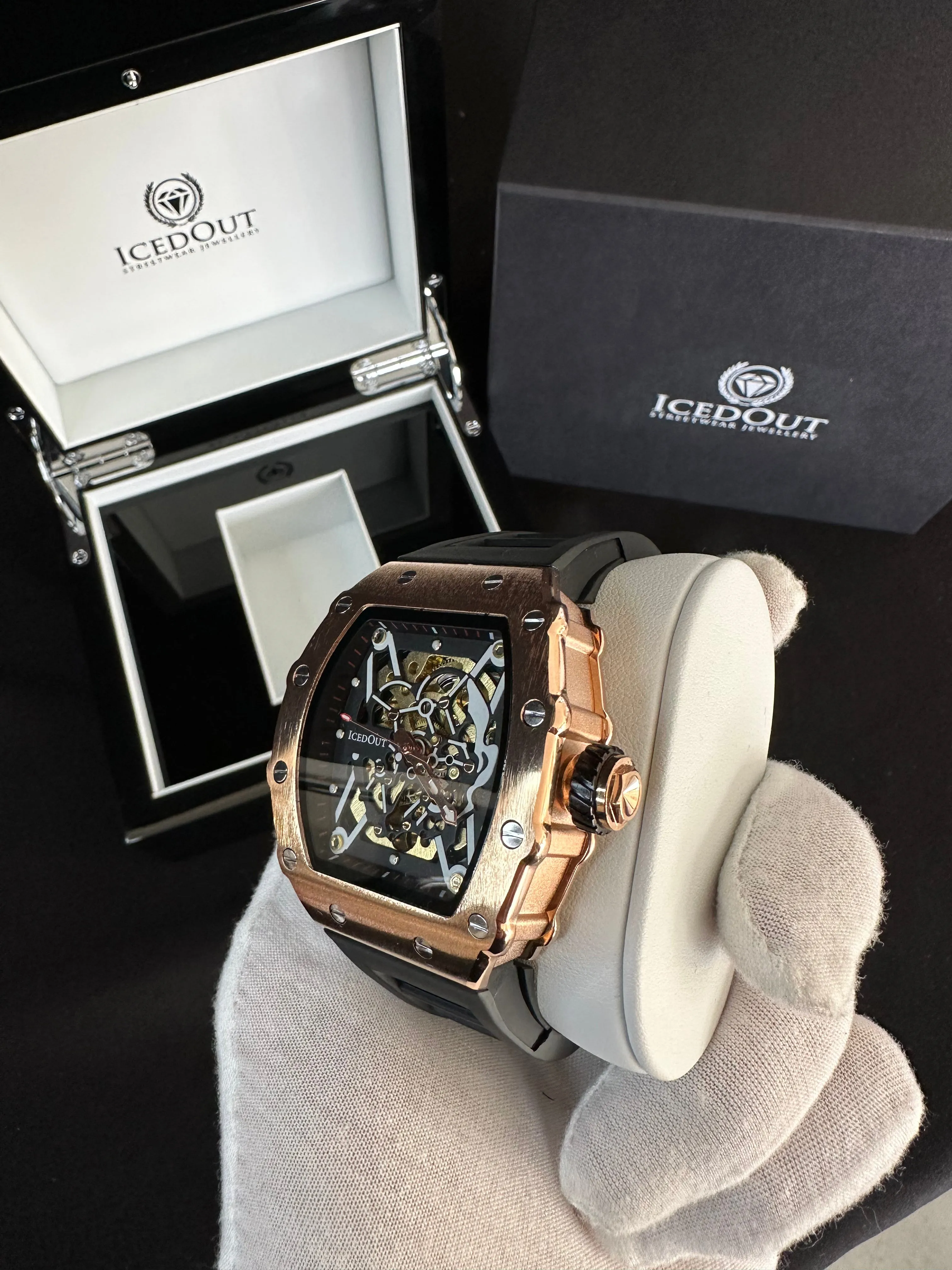 Skeleton Watch - gold/black