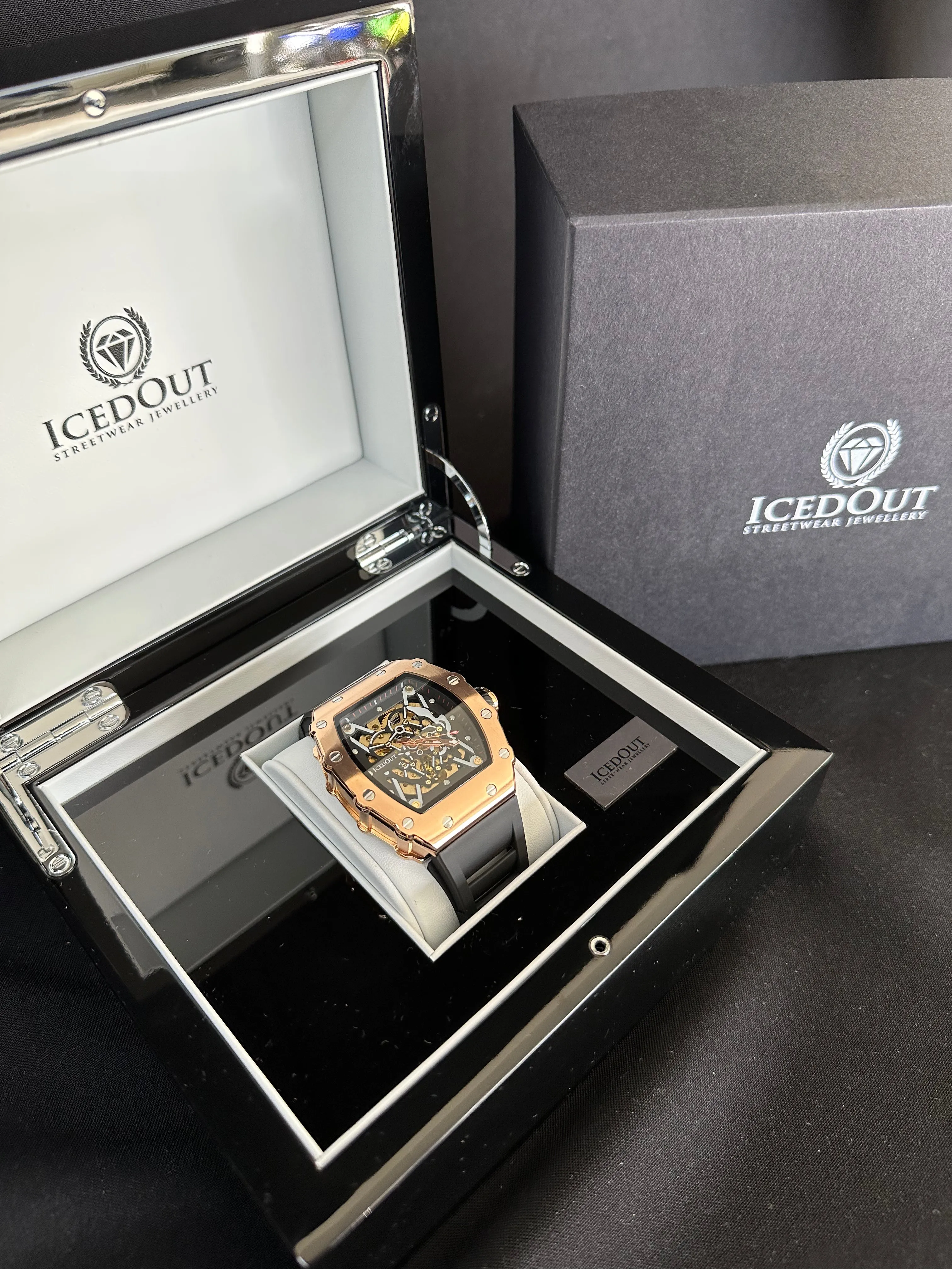 Skeleton Watch - gold/black