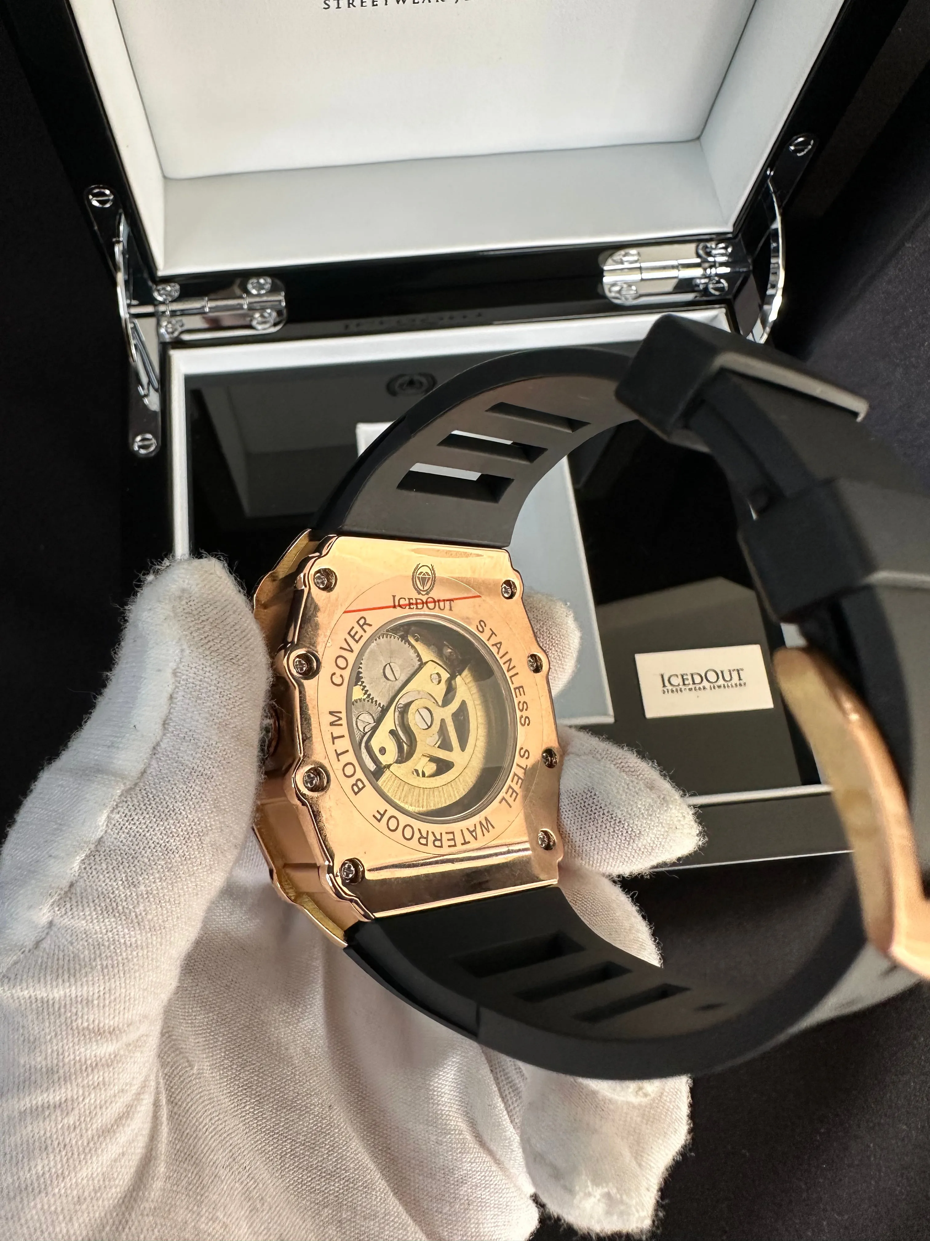 Skeleton Watch - gold/black