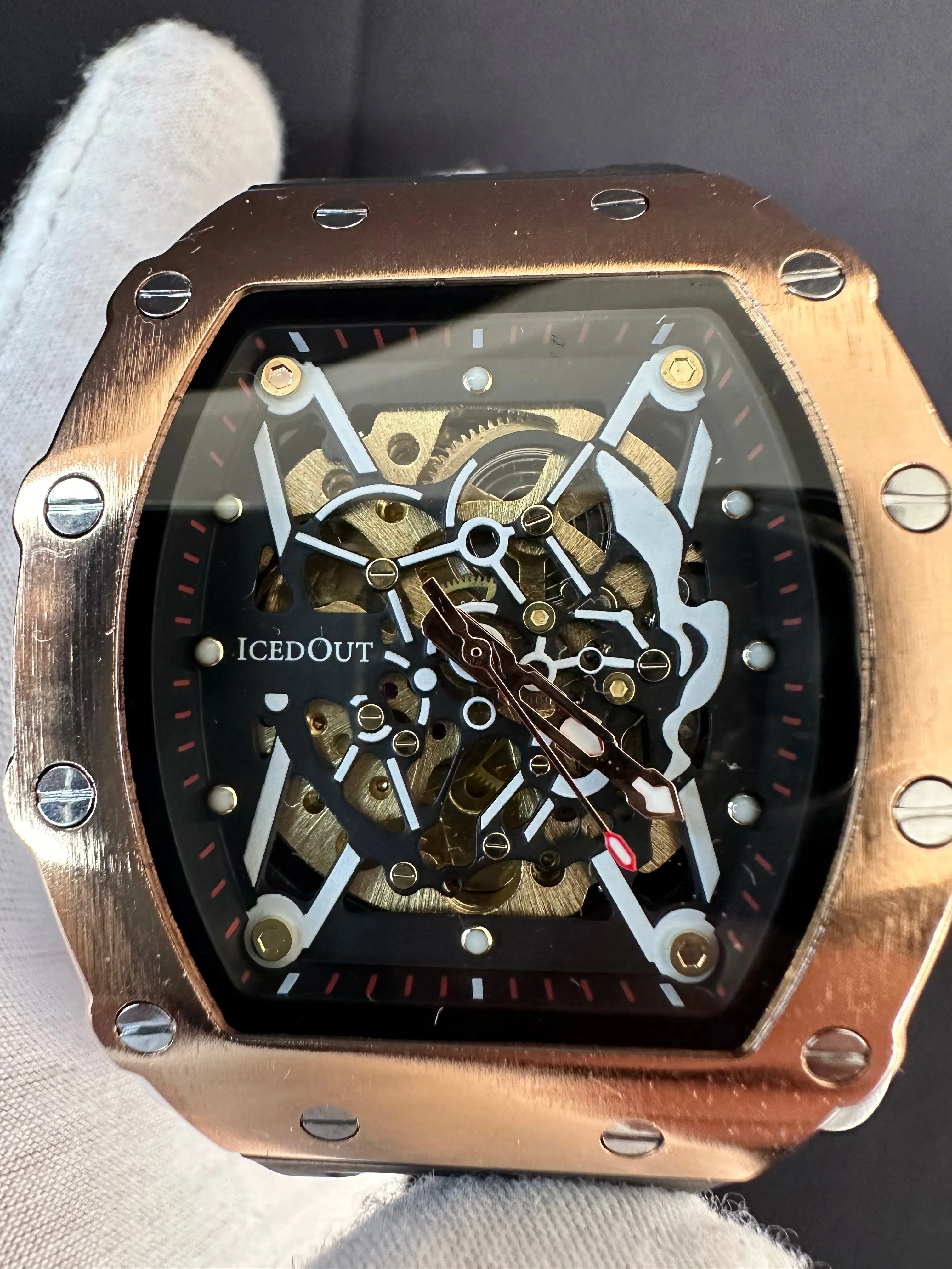 Skeleton Watch - gold/black
