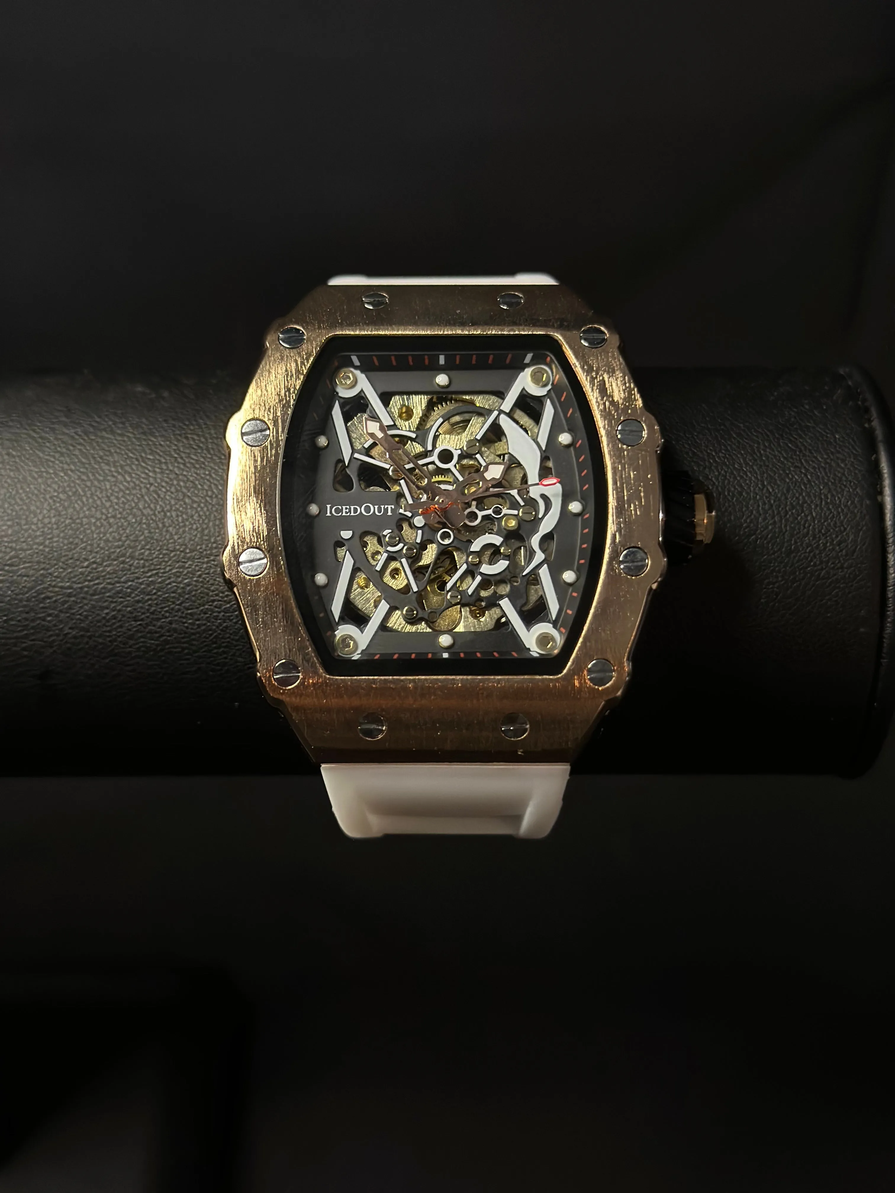 Skeleton Watch - gold/white