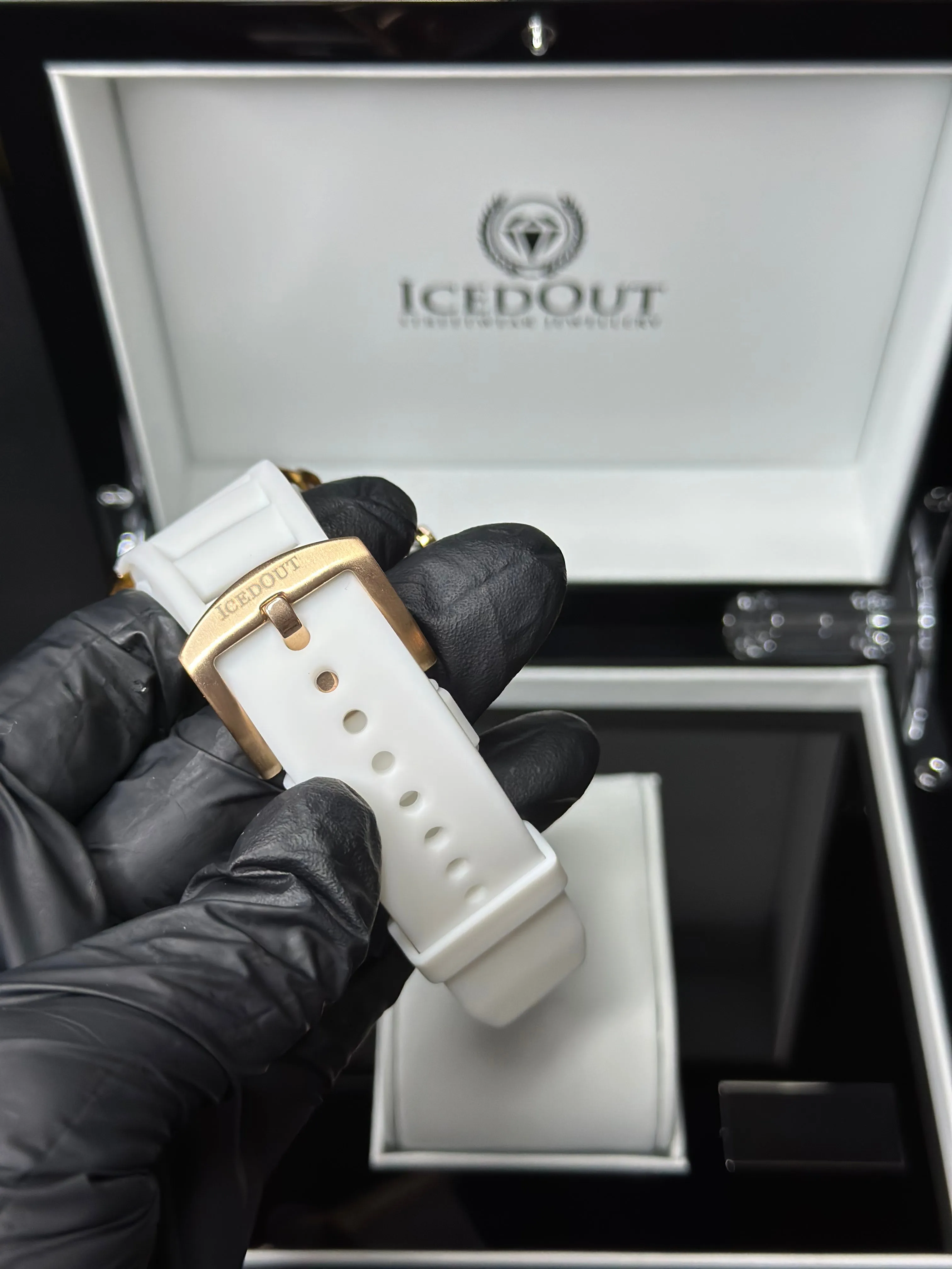 Skeleton Watch - gold/white