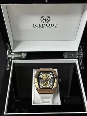Skeleton Watch - gold/white
