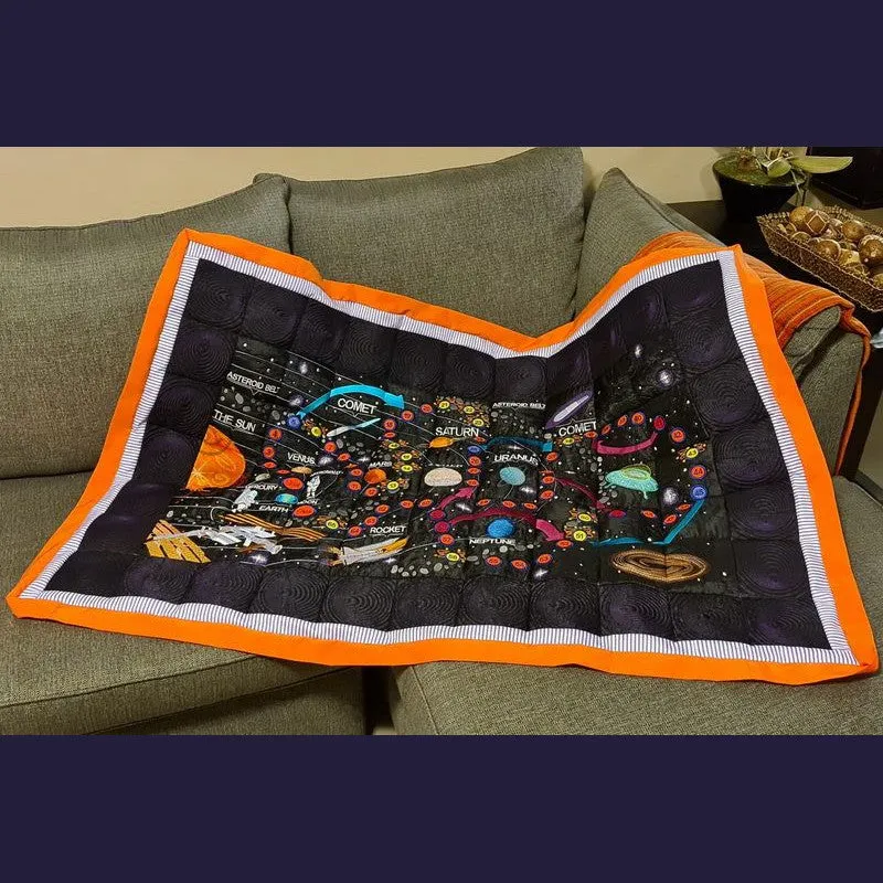 Space Exploration Complete Quilt and Game