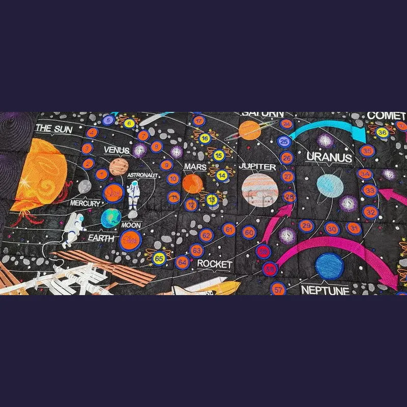 Space Exploration Complete Quilt and Game