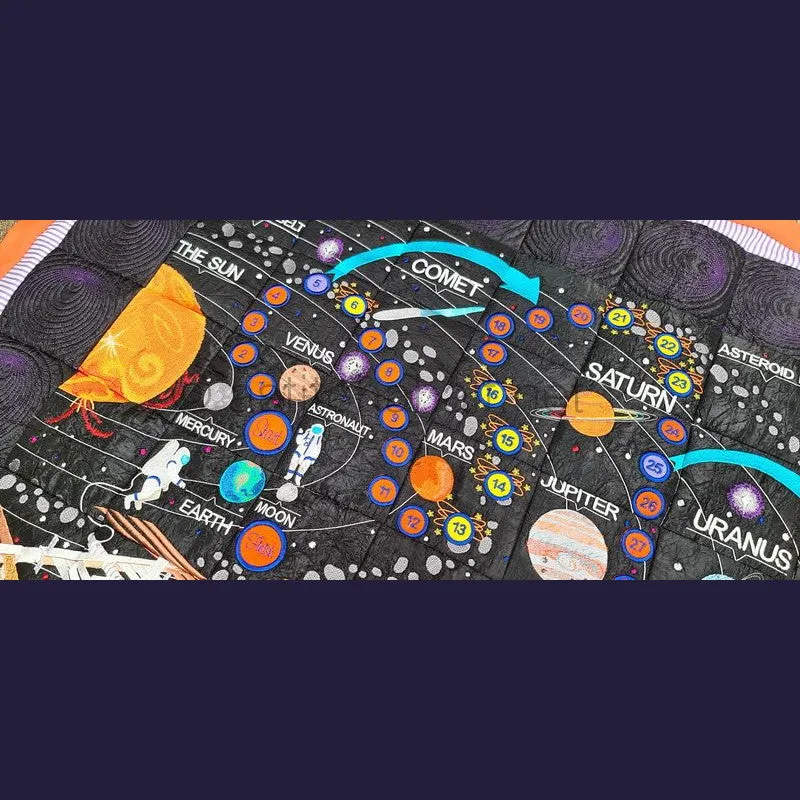 Space Exploration Complete Quilt and Game