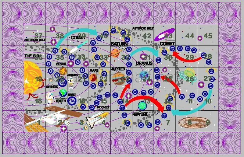 Space Exploration Complete Quilt and Game