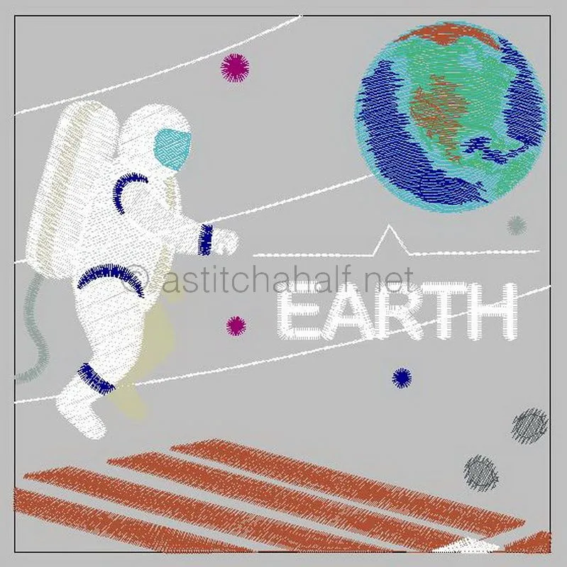 Space Exploration Complete Quilt and Game