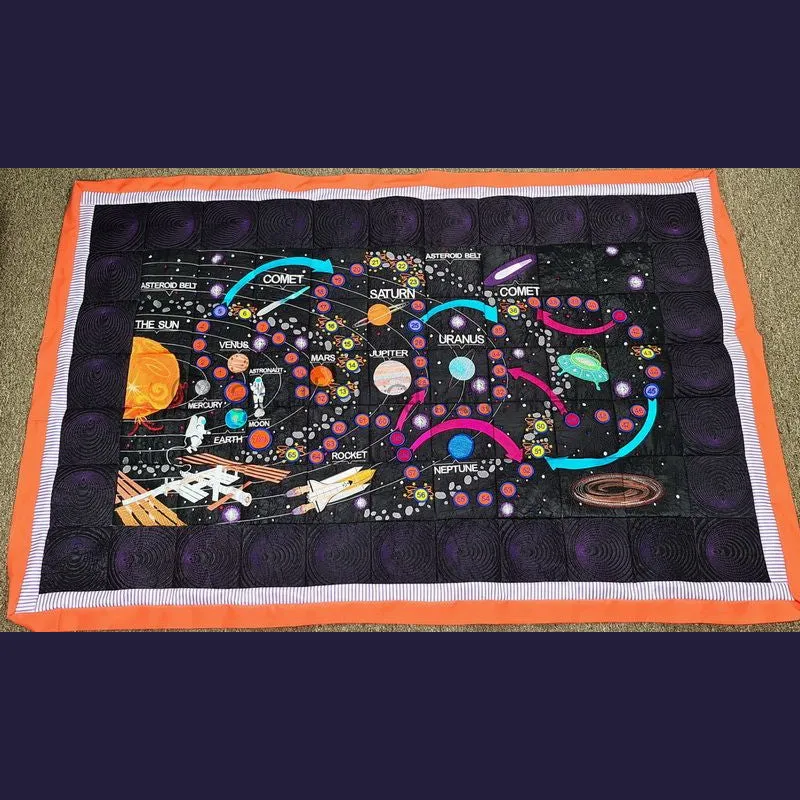 Space Exploration Complete Quilt and Game