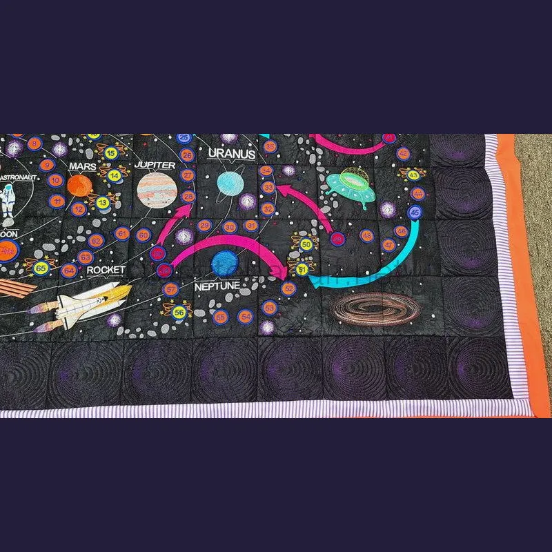 Space Exploration Complete Quilt and Game