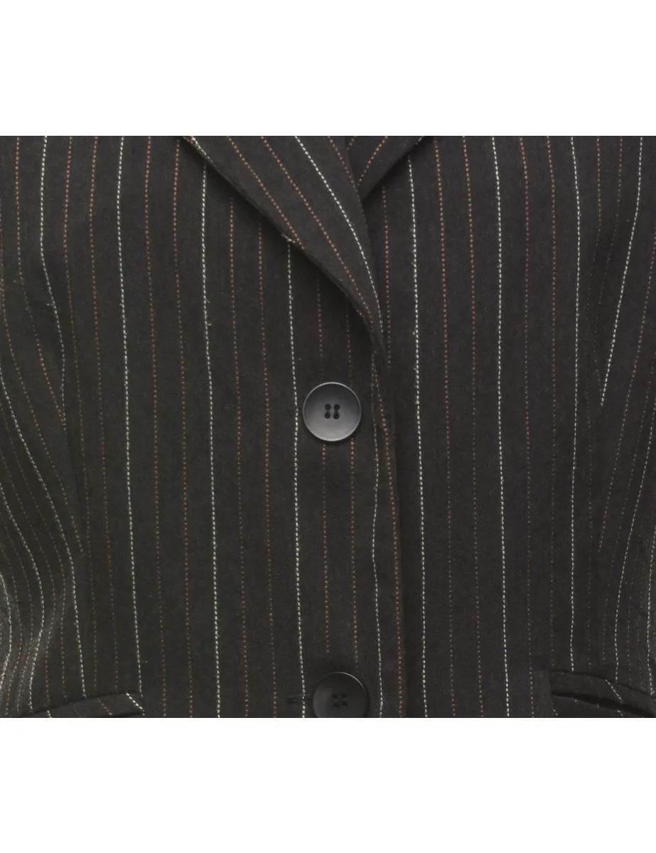 Striped Vintage Blazer - M