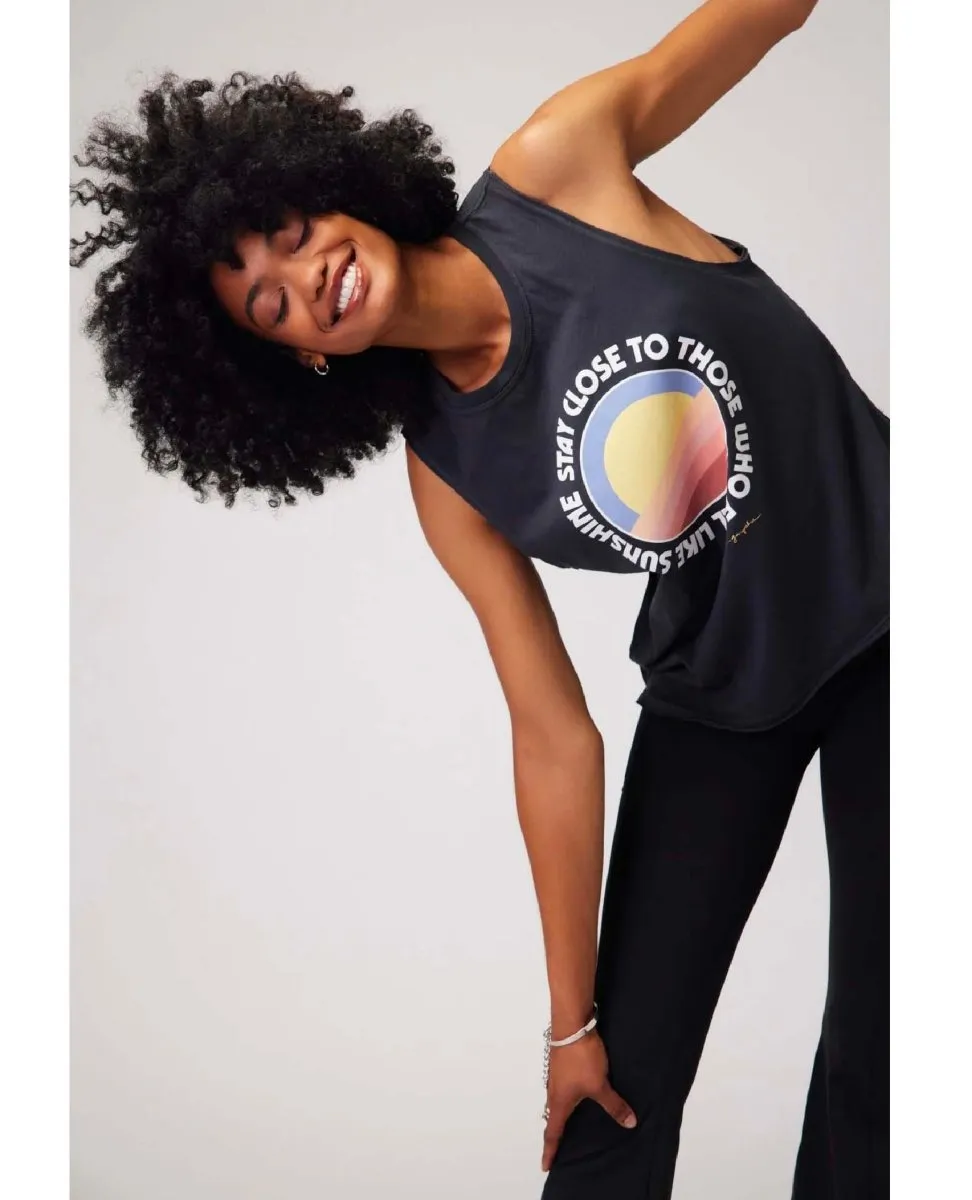 Sunshine Gigi Muscle Tank Black