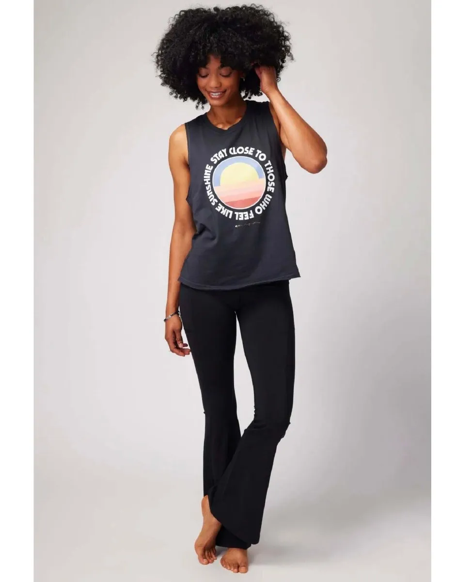 Sunshine Gigi Muscle Tank Black