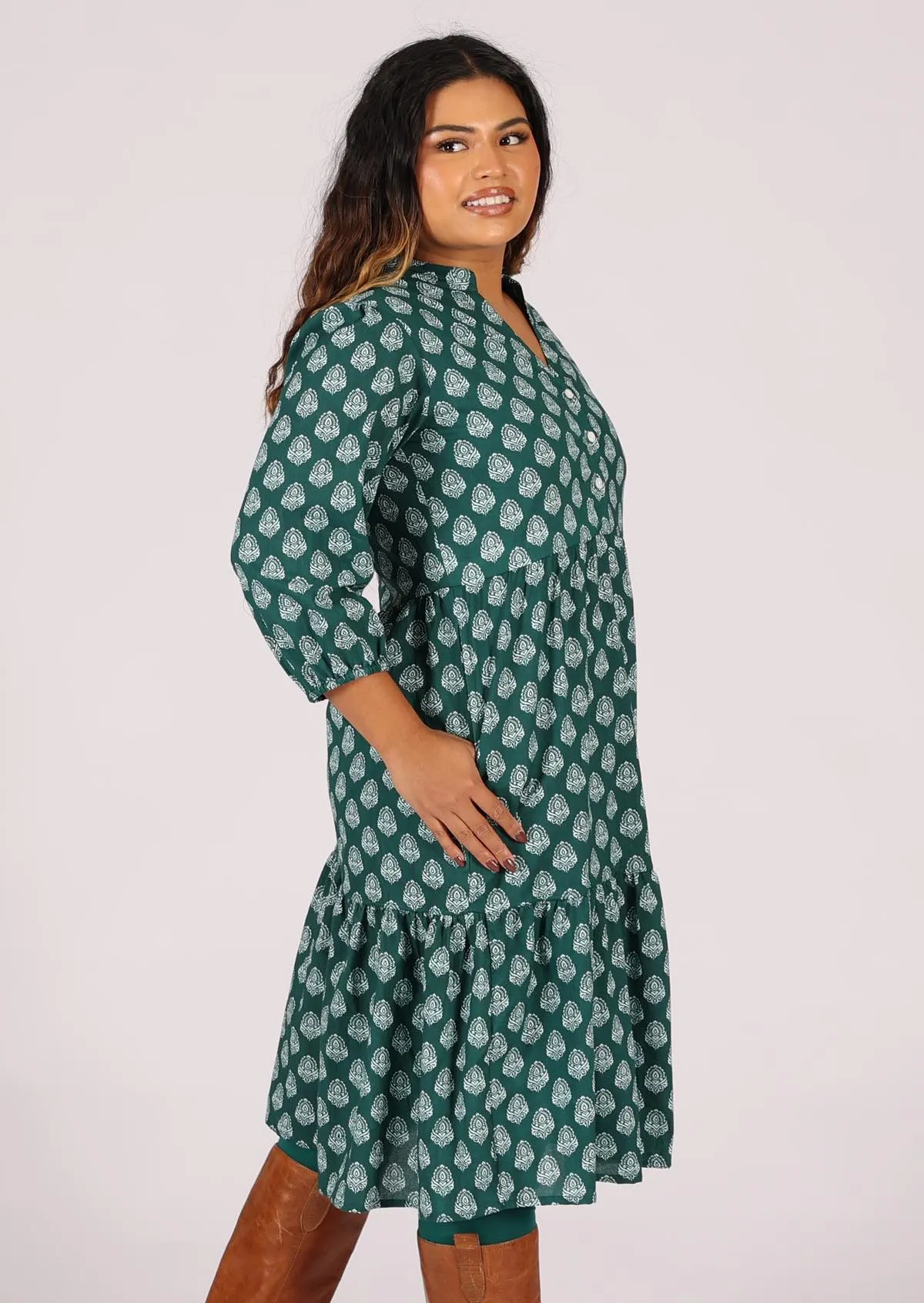 Tiered Midi Dress Jasper