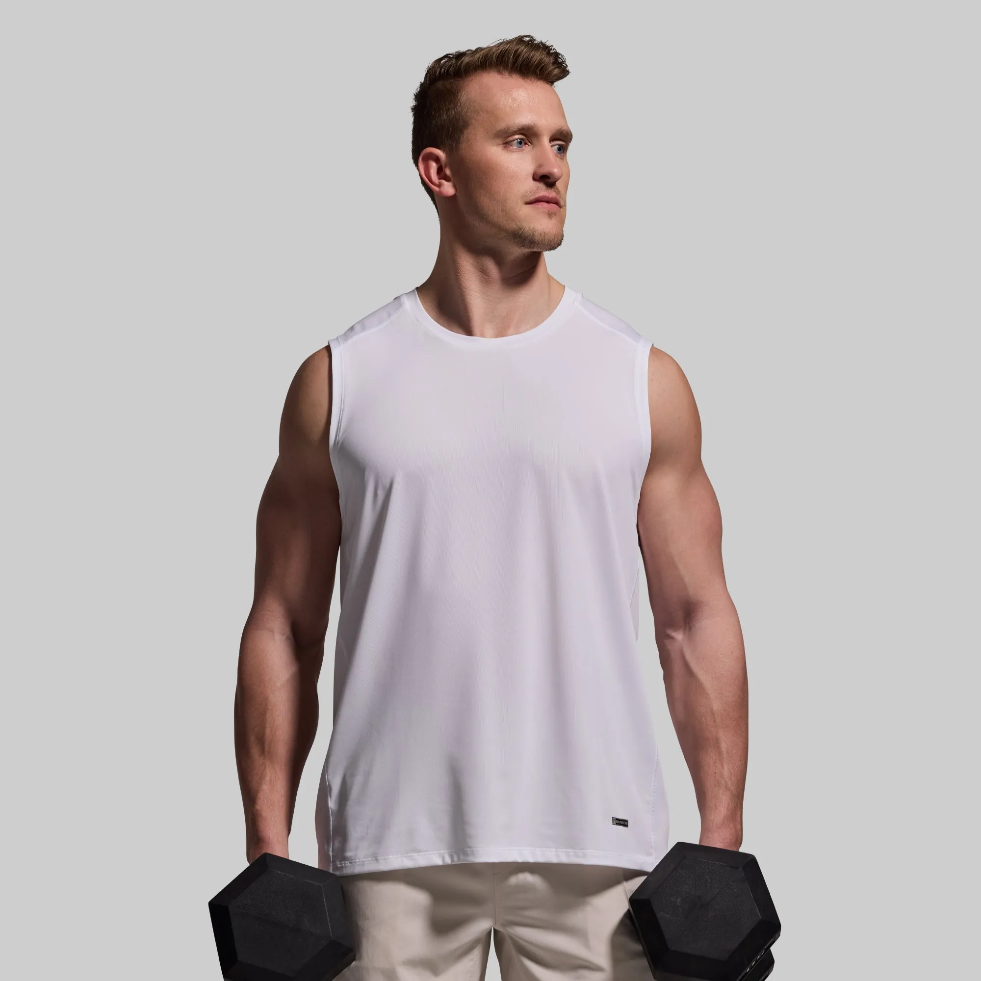 Training Muscle Tank (White)
